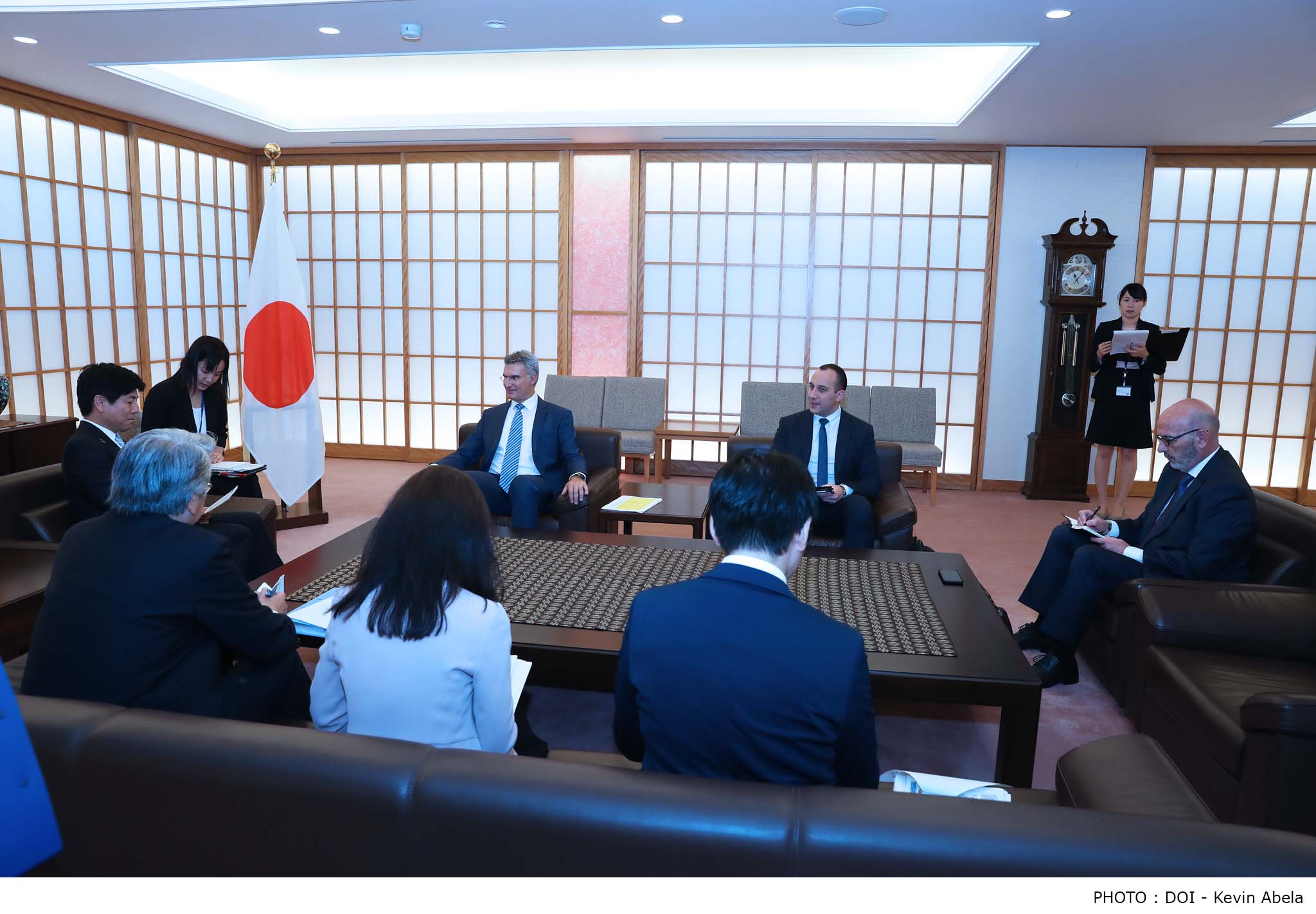 PRESS RELEASE BY THE MINISTRY FOR FOREIGN AFFAIRS AND TRADE PROMOTION:  Minister for Foreign Affairs and Trade Promotion in official talks in Japan