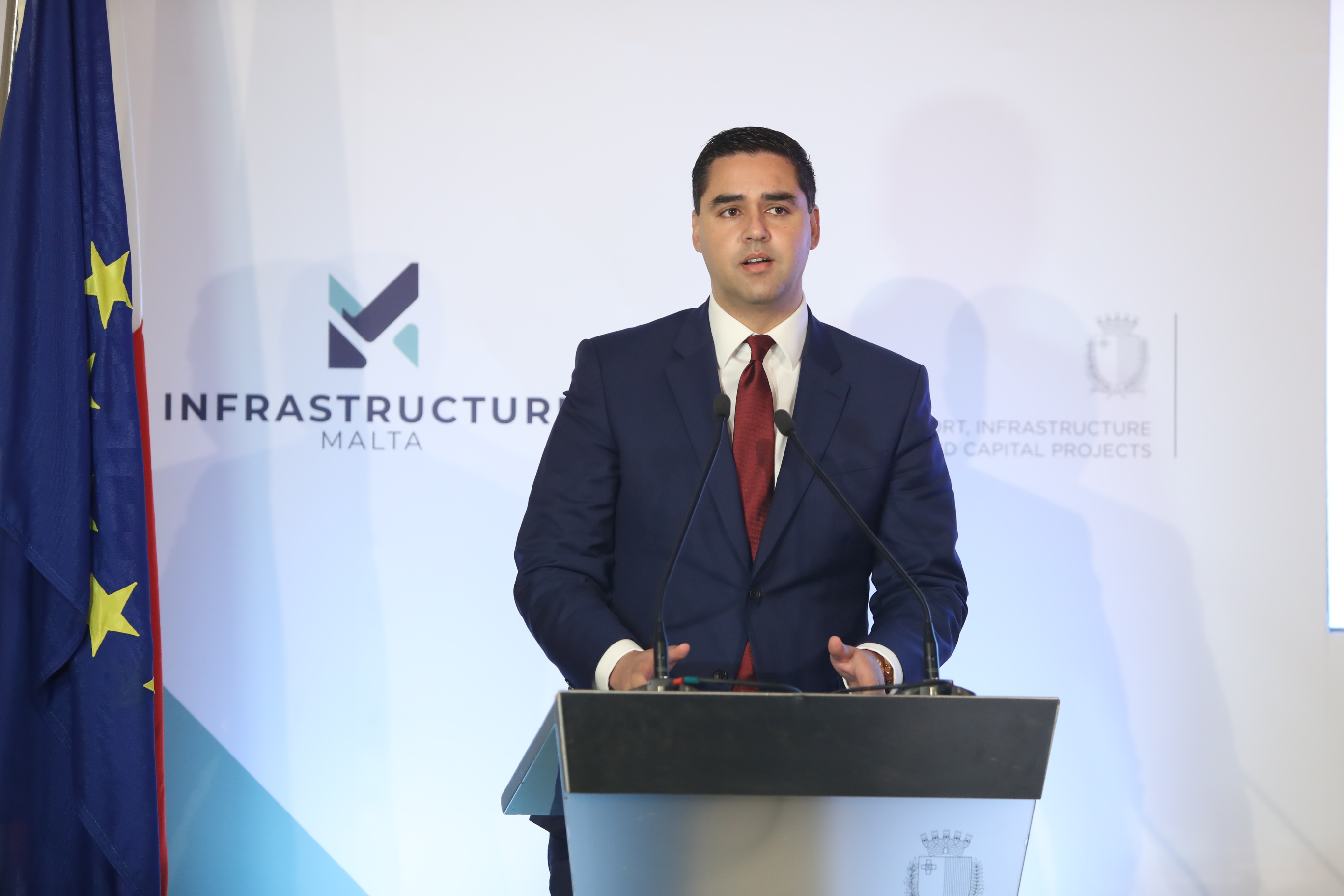 PRESS RELEASE BY THE MINISTRY FOR TRANSPORT, INFRASTRUCTURE AND CAPITAL PROJECTS “Our country is gaining back €1,200 million for every €141 million we are investing in infrastructure” – Minister Ian Borg
