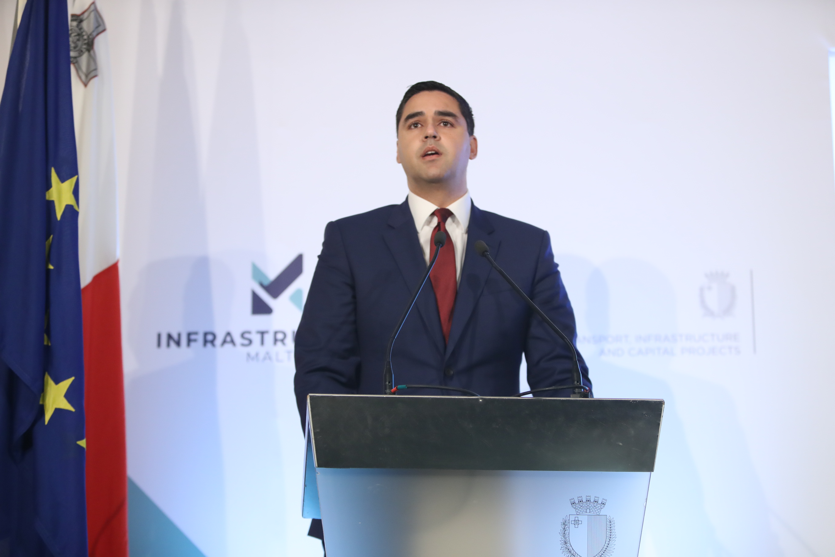 PRESS RELEASE BY THE MINISTRY FOR TRANSPORT, INFRASTRUCTURE AND CAPITAL PROJECTS “Our country is gaining back €1,200 million for every €141 million we are investing in infrastructure” – Minister Ian Borg
