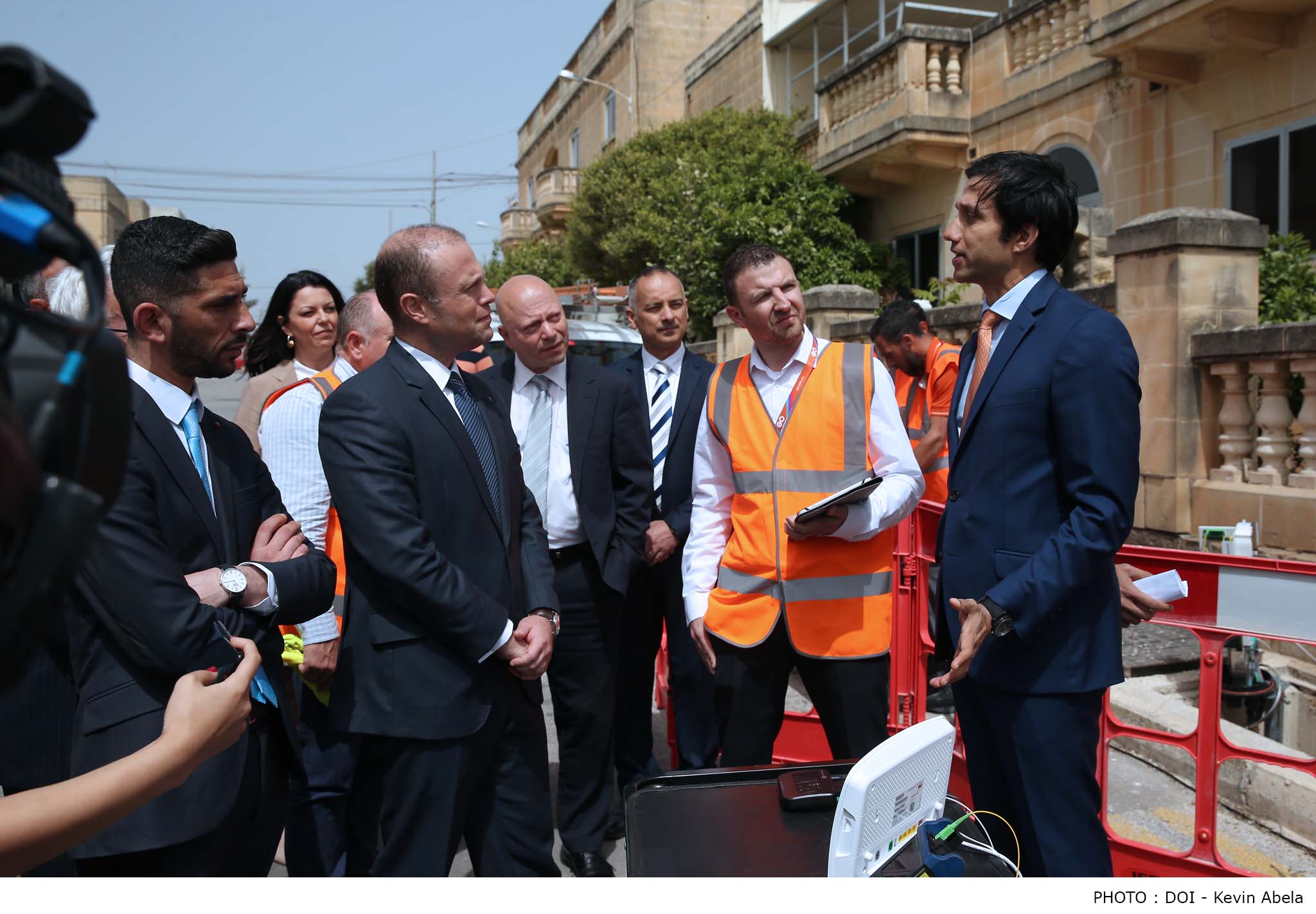 PRESS RELEASE BY THE OFFICE OF THE PRIME MINISTER: Technology should be for the benefit of the community. Prime Minister Joseph Muscat attended an event to mark €100 million investment by GO.