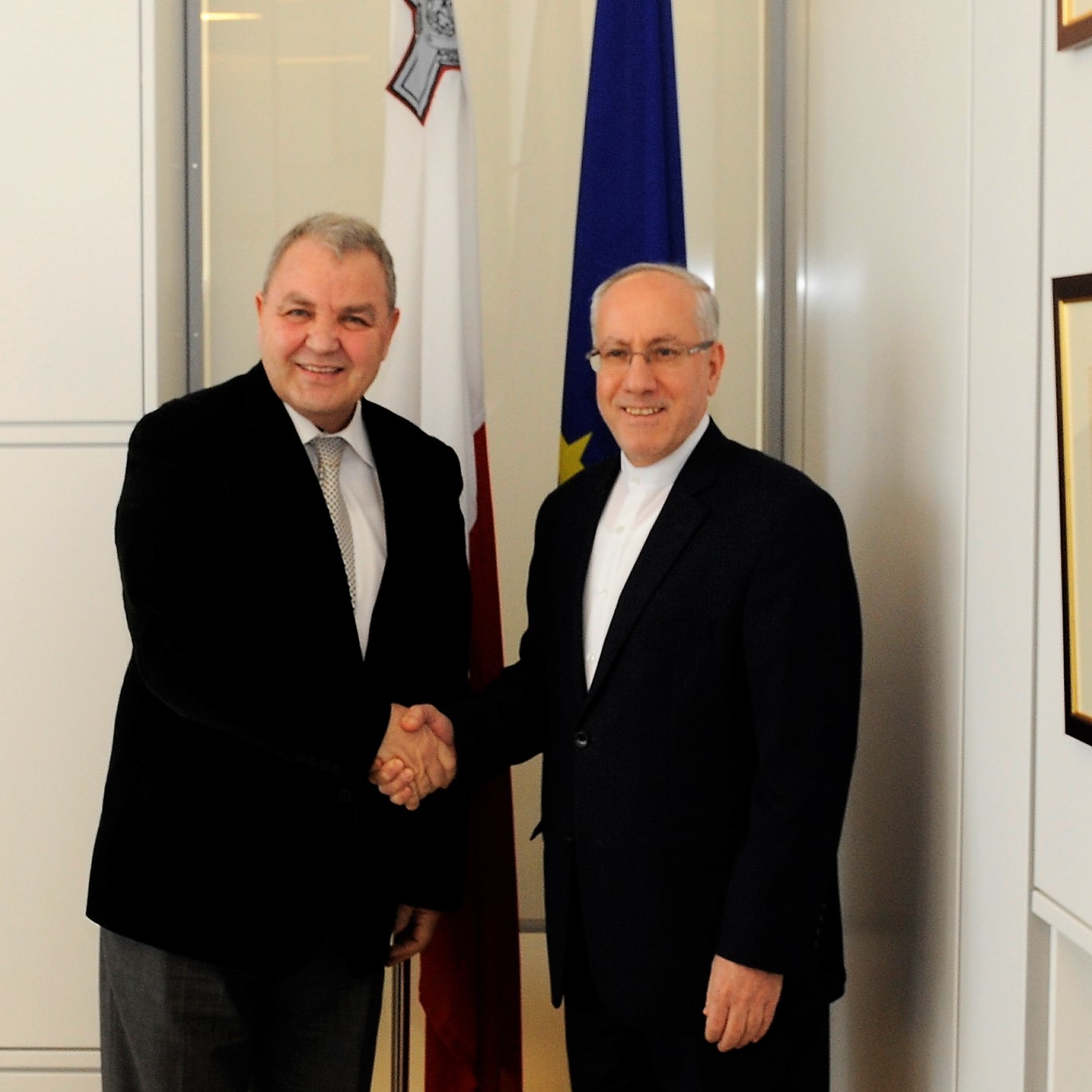PRESS RELEASE BY THE OFFICE OF THE SPEAKER:  Speaker Farrugia receives courtesy visit from the new Iranian ambassador