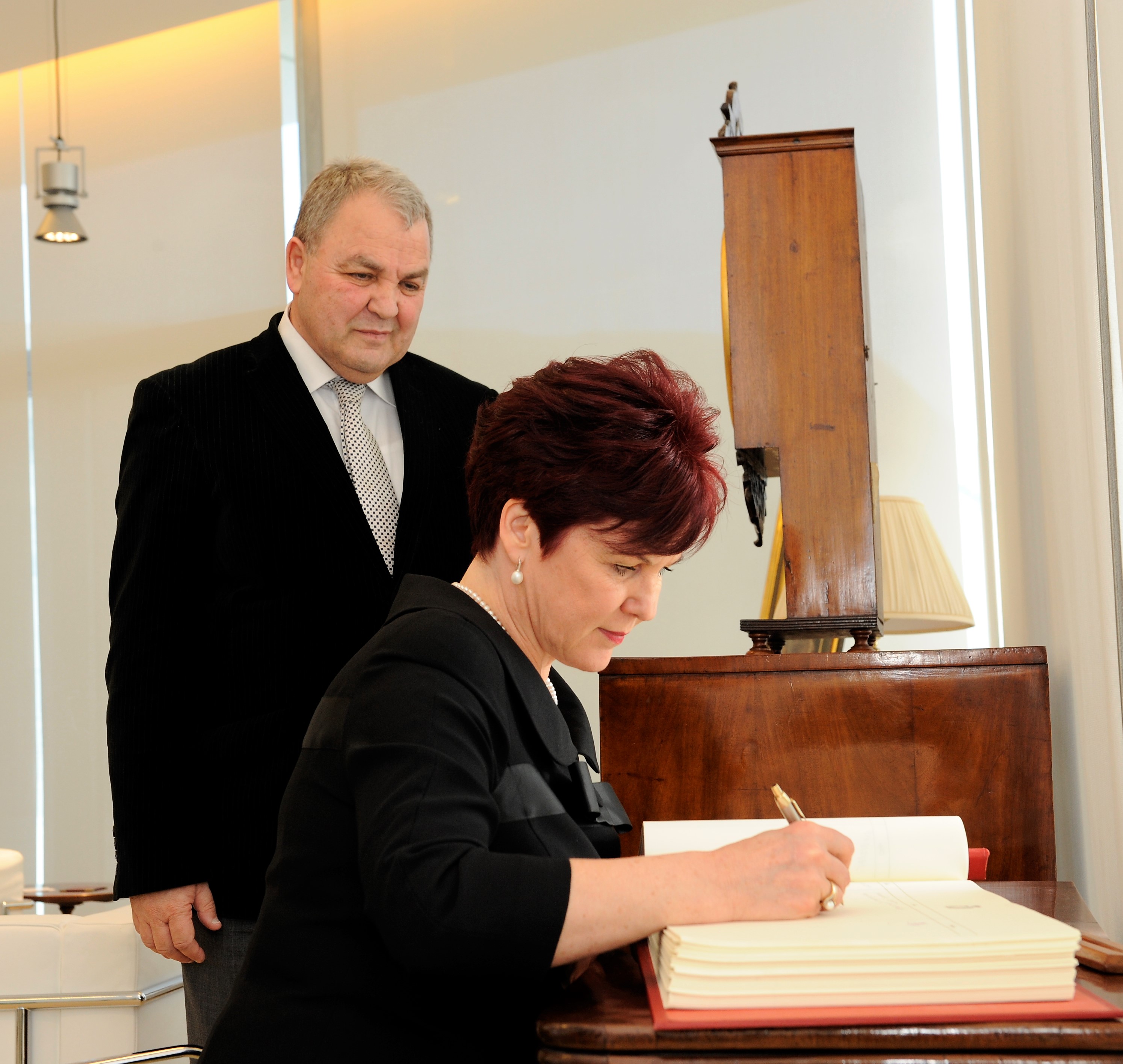 ​  PRESS RELEASE BY THE OFFICE OF THE SPEAKER:  Speaker receives Latvian Ambassador