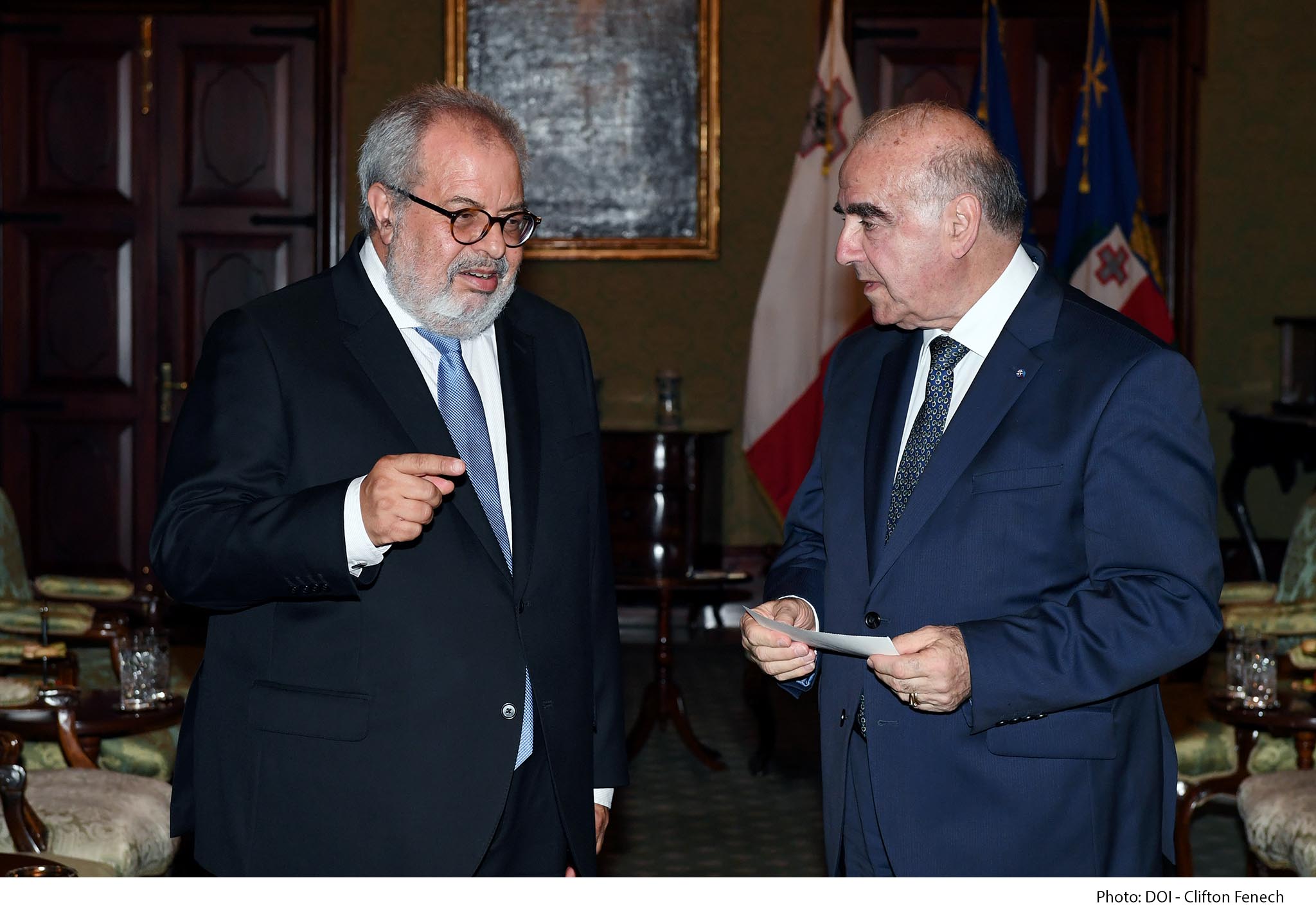 PRESS RELEASE BY THE OFFICE OF THE PRESIDENT MCCFF receives €50 000 donation from Central Bank of Malta