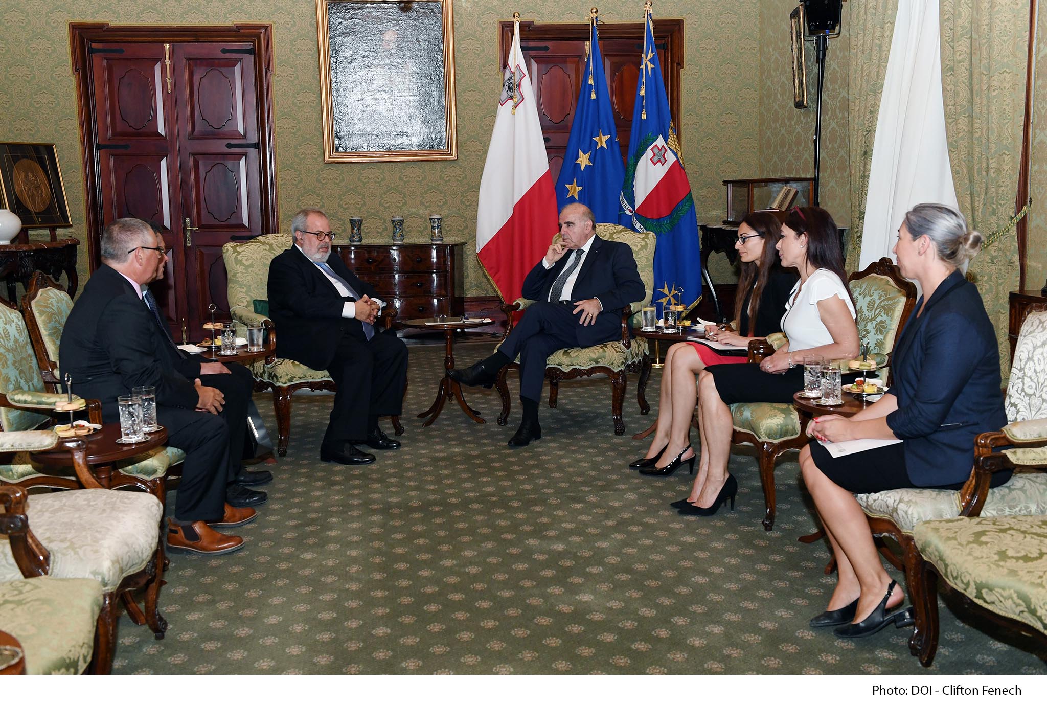 PRESS RELEASE BY THE OFFICE OF THE PRESIDENT MCCFF receives €50 000 donation from Central Bank of Malta