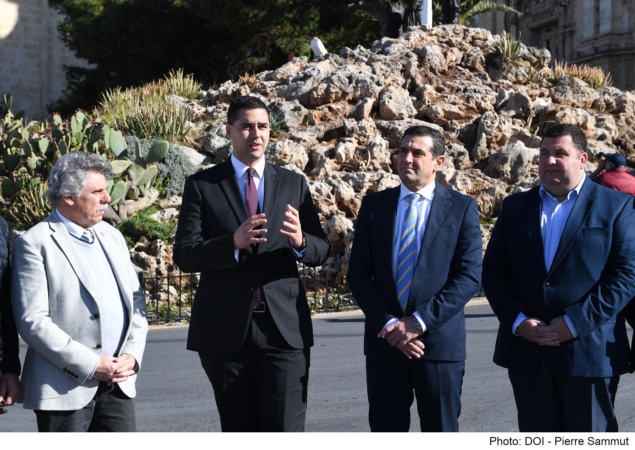 ​  PRESS RELEASE BY THE MINISTRY FOR TRANSPORT, INFRASTRUCTURE AND CAPITAL PROJECTS: ​The Works and Infrastructure Department carries out restoration work on the Freedom Monument, amongst over 30 projects currently taking place around the country