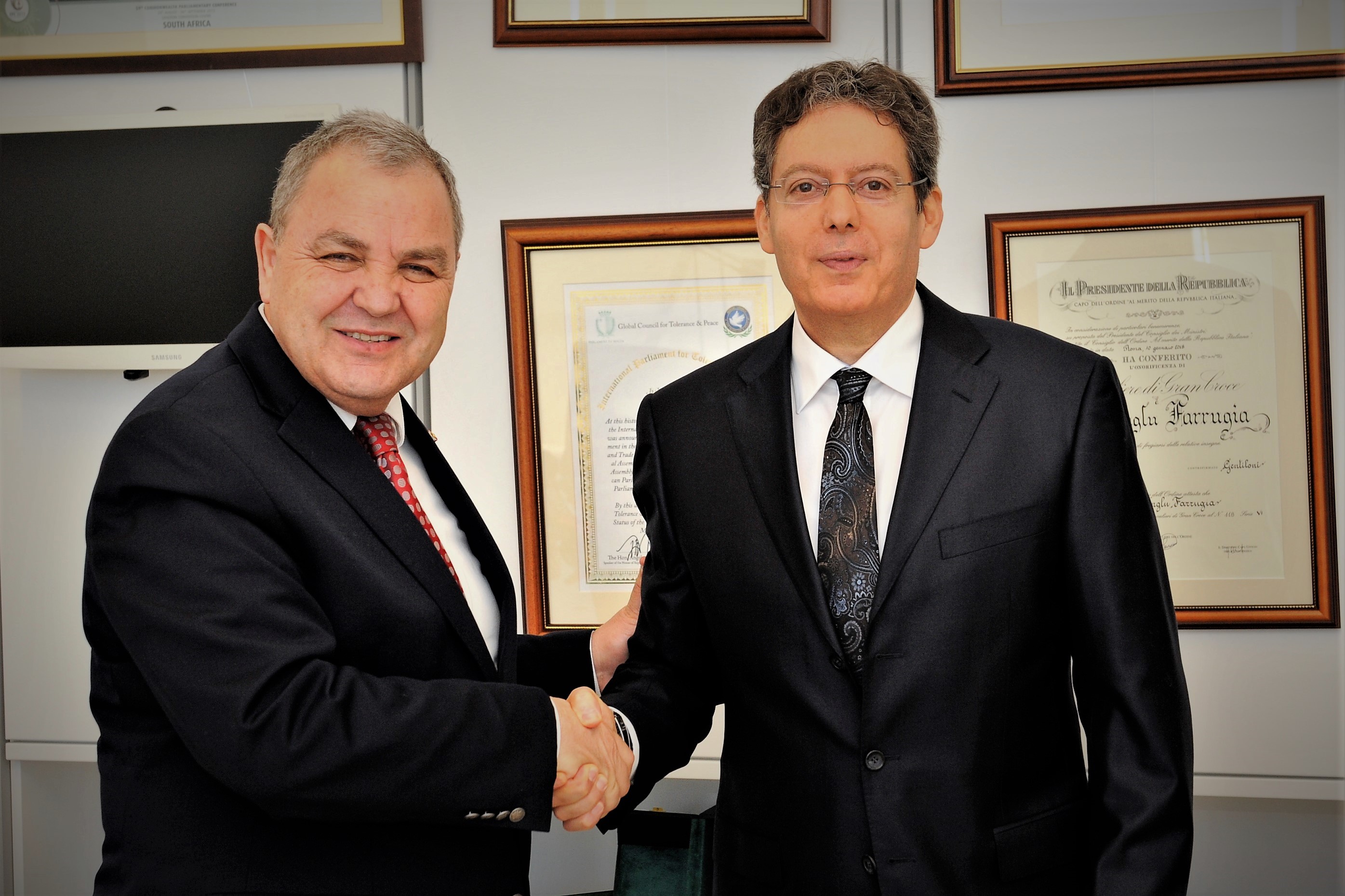 RESS RELEASE BY THE OFFICE OF THE SPEAKER:  Cypriot High Commissioner meets Speaker Farrugia