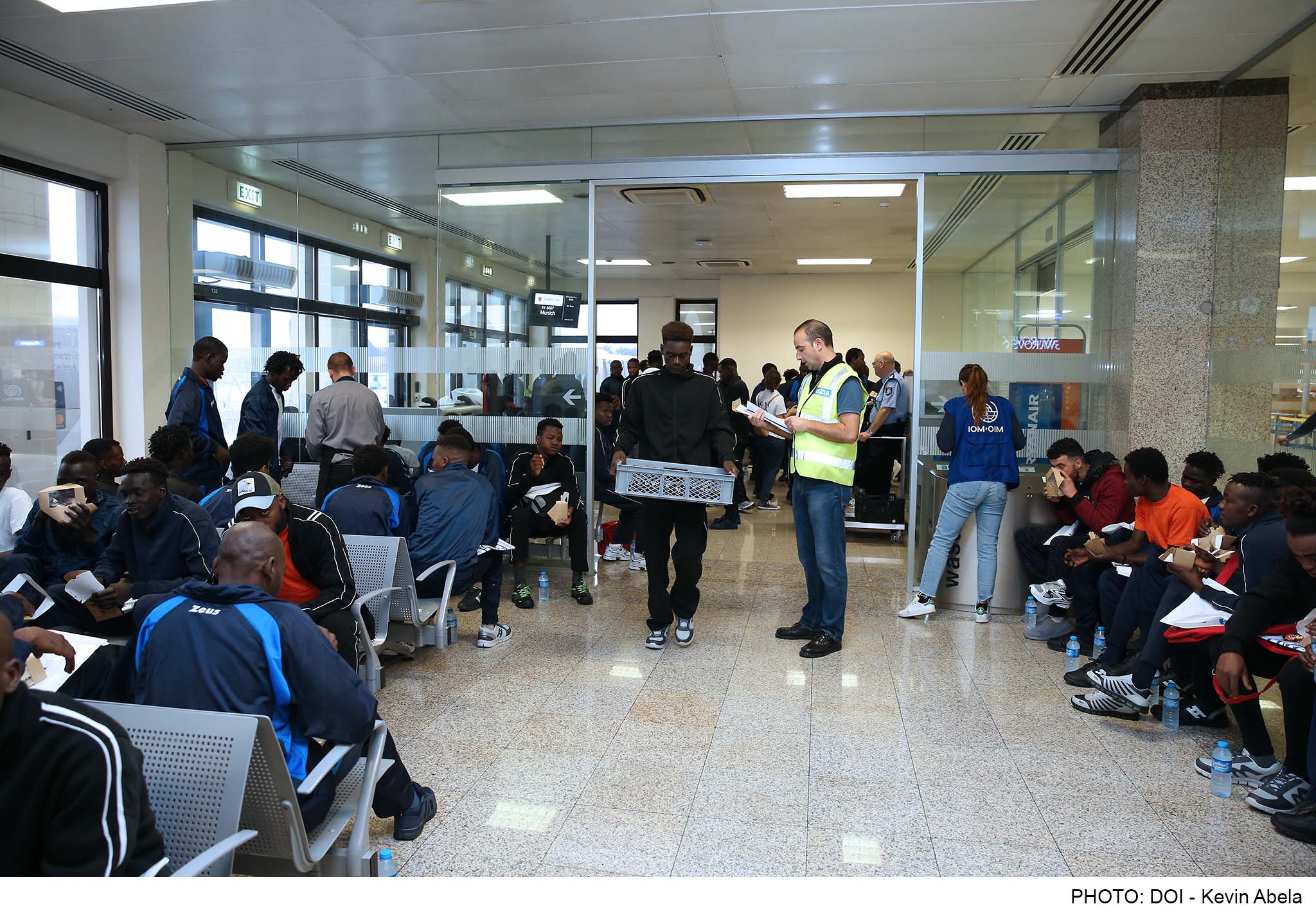 PRESS RELEASE BY THE GOVERNMENT OF MALTA: Three groups of immigrants relocated in Germany, Lithuania and Romania