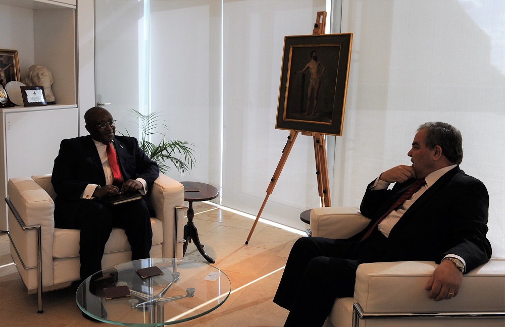 ​PRESS RELEASE BY THE OFFICE OF THE SPEAKER: Speaker Farrugia receives Gambian High Commissioner