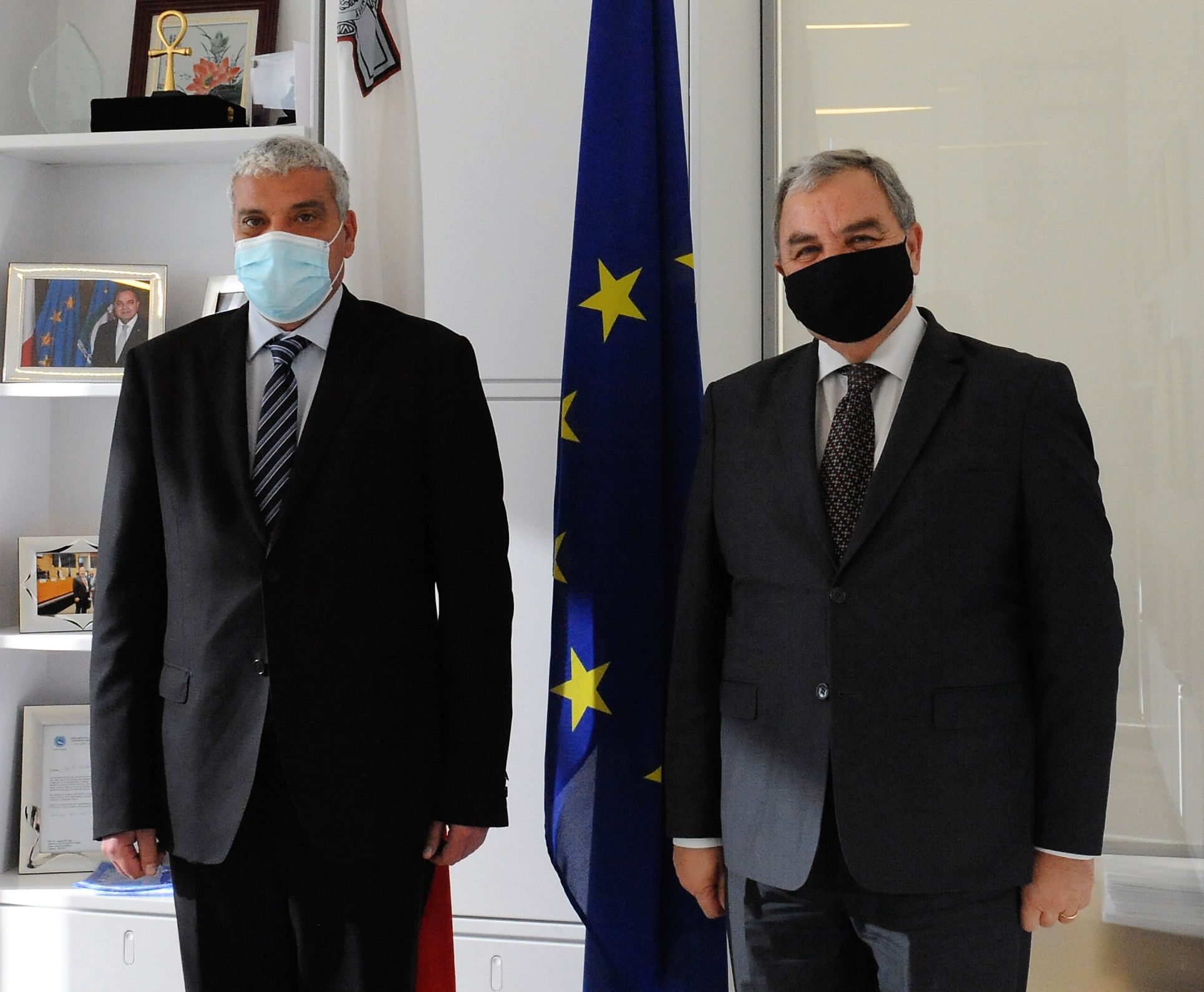 PRESS RELEASE BY THE OFFICE OF THE SPEAKER:Speaker Farrugia receives new Tunisian Ambassador