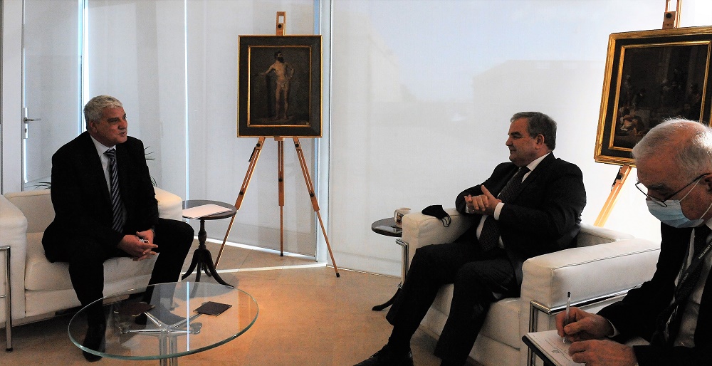 PRESS RELEASE BY THE OFFICE OF THE SPEAKER:Speaker Farrugia receives new Tunisian Ambassador