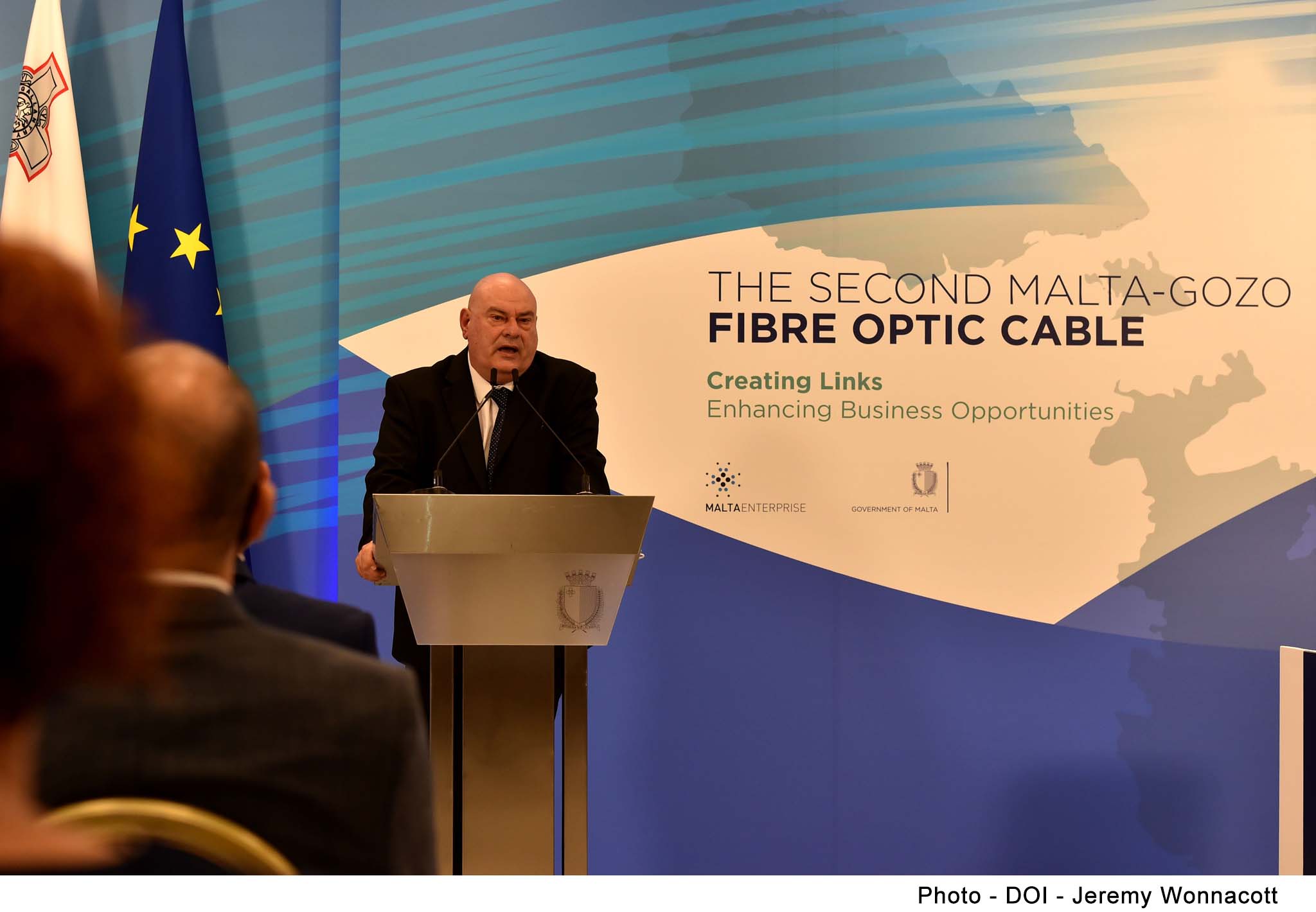 STQARRIJA MILL-UFFIĊĊJU TAL-PRIM MINISTRU: Inawgurat it-tieni fibre optic cable bejn Malta u Għawdex