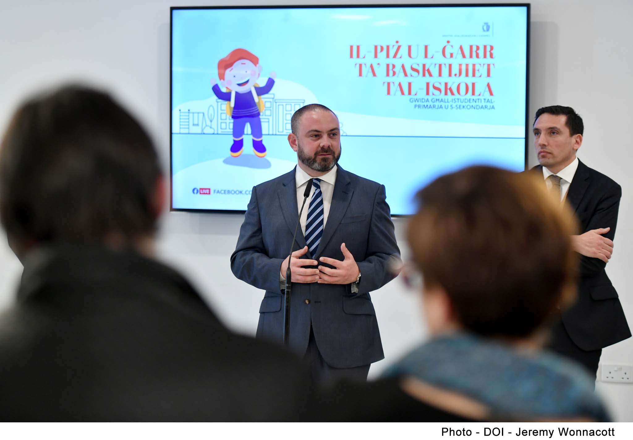 ​  PRESS RELEASE BY THE MINISTRY FOR EDUCATION AND EMPLOYMENT:   Guidelines on the weight and carriage of schoolbags published – consultation process open until end of April