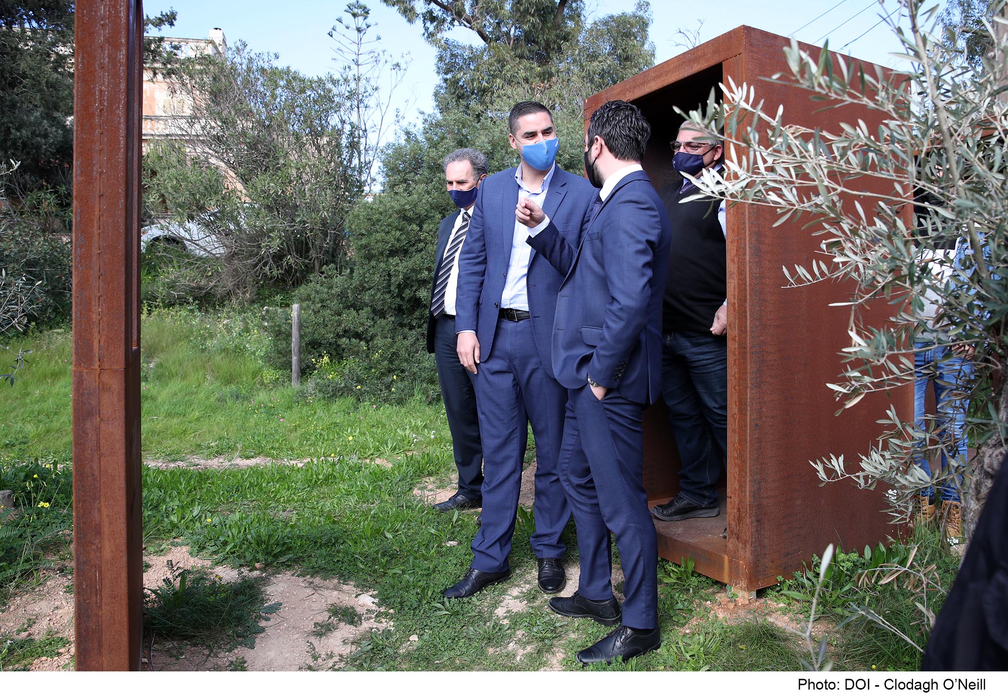 PRESS RELEASE BY THE MINISTRY FOR TRANSPORT, INFRASTRUCTURE AND CAPITAL PROJECTS: Art in Public Spaces project in Pembroke inaugurated