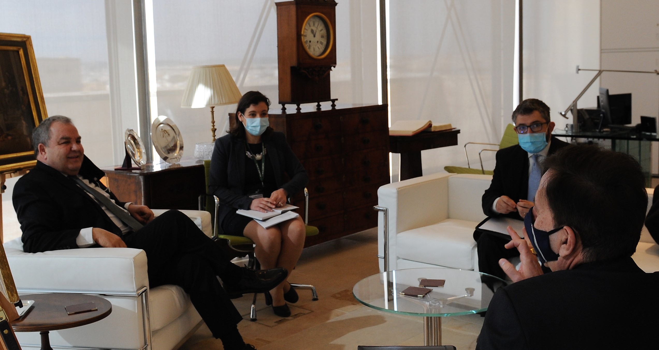 PRESS RELEASE BY THE OFFICE OF THE SPEAKER:  Mr Speaker receives new Italian Ambassador
