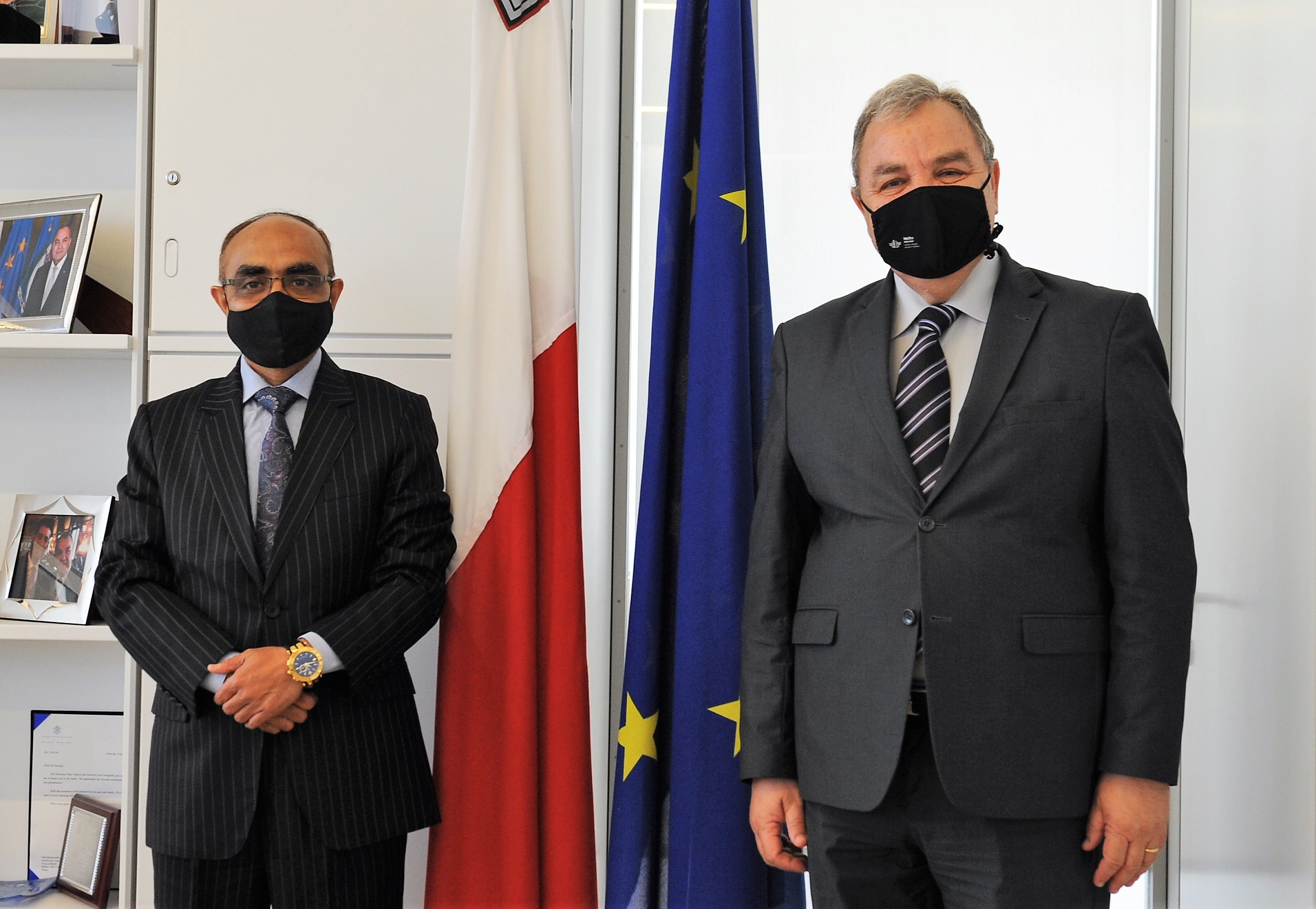 PRESS RELEASE BY THE OFFICE OF THE SPEAKER: Bangladesh High Commissioner pays courtesy visit to Speaker Farrugia