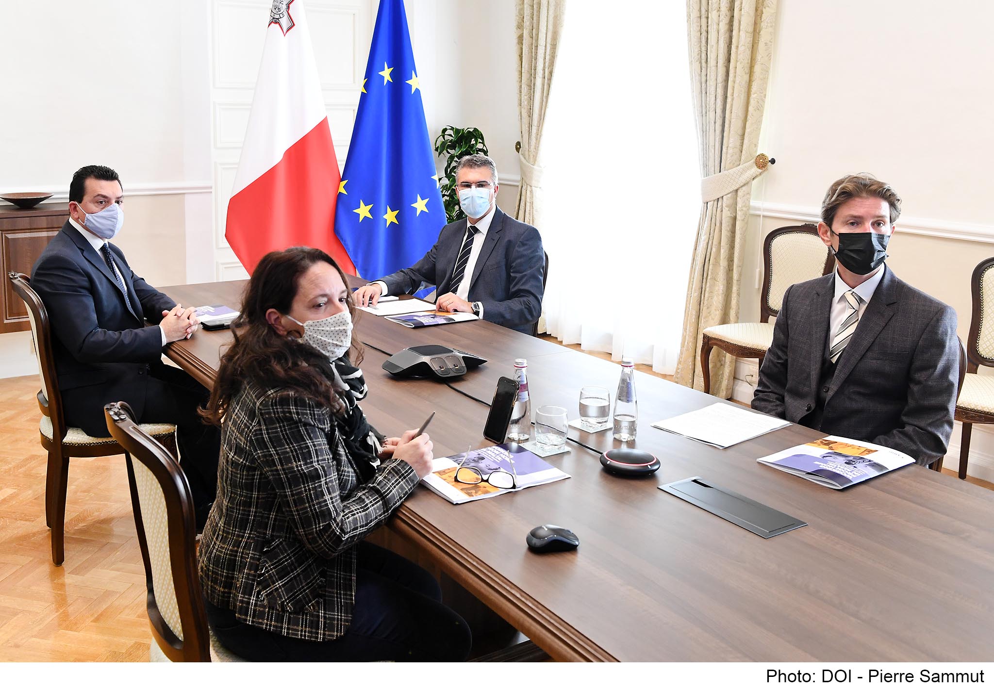 PRESS RELEASE BY THE MINISTER WITHIN THE OFFICE OF THE PRIME MINISTER AND THE MINISTRY FOR THE ENVIRONMENT, CLIMATE CHANGE AND PLANNING: MCESD meeting discussing a study on work from home