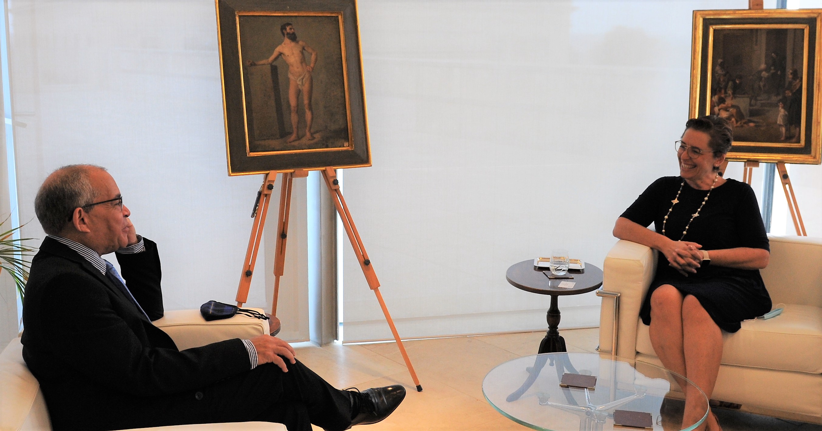 PRESS RELEASE BY THE OFFICE OF THE SPEAKER Deputy Speaker meets High Commissioner of Barbados