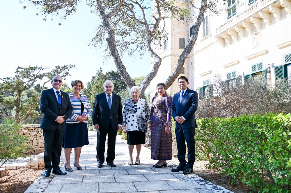 PRESS RELEASE BY THE OFFICE OF THE PRESIDENT: The President of Malta presides over a full credentials ceremony following easing of Covid-19 restrictions