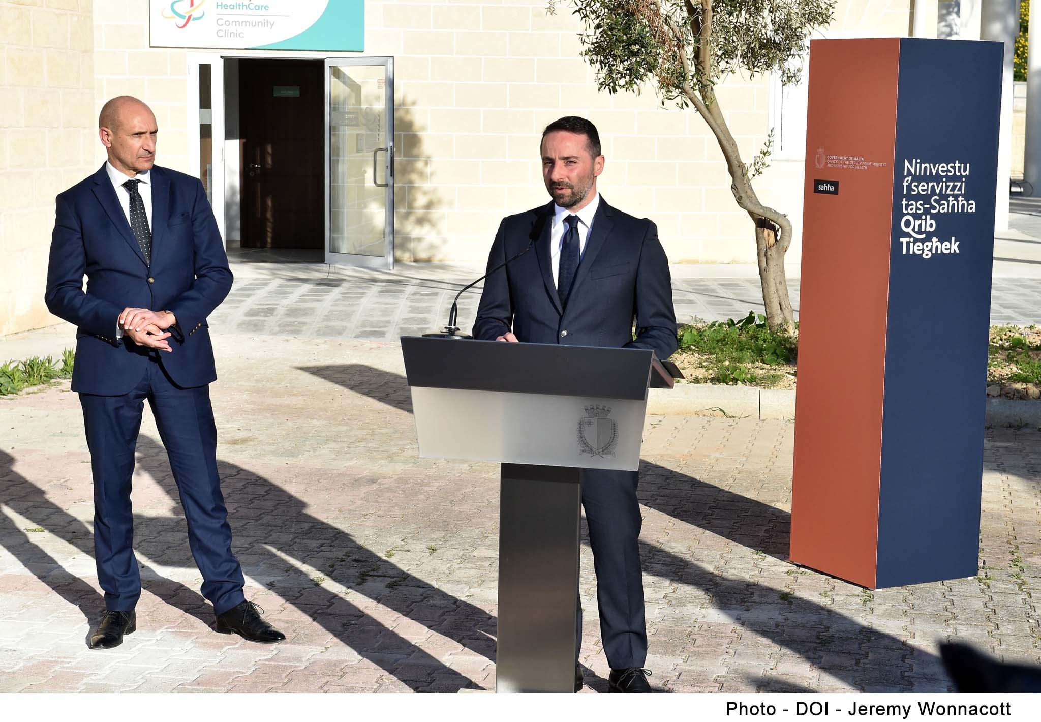 STQARRIJA MILL-UFFIĊĊJU TAD-DEPUTAT PRIM MINISTRU U MINISTERU GĦAS-SAĦĦA U MIS-SEGRETARJAT PARLAMENTARI GĦAĊ-ĊITTADINANZA U L-KOMUNITAJIET Inawgurata klinika komunitarja tas-saħħa f'Marsaskala