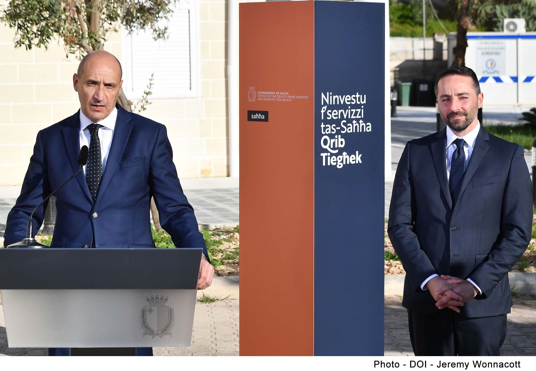 STQARRIJA MILL-UFFIĊĊJU TAD-DEPUTAT PRIM MINISTRU U MINISTERU GĦAS-SAĦĦA U MIS-SEGRETARJAT PARLAMENTARI GĦAĊ-ĊITTADINANZA U L-KOMUNITAJIET Inawgurata klinika komunitarja tas-saħħa f'Marsaskala