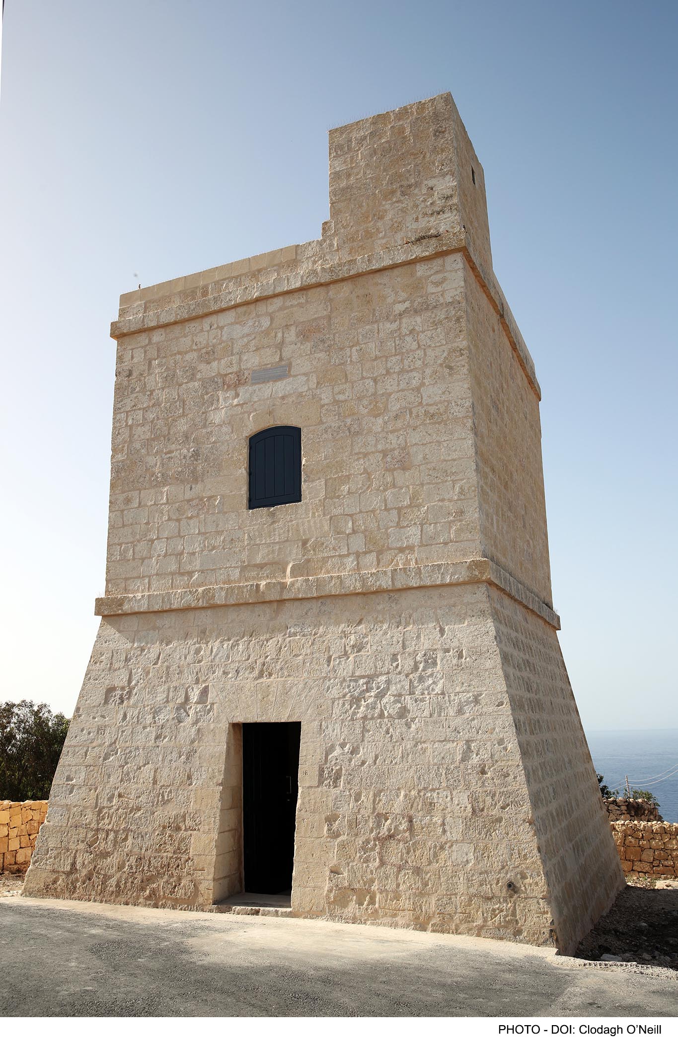 PRESS RELEASE BY THE MINISTRY FOR THE NATIONAL HERITAGE, THE ARTS AND LOCAL GOVERNMENT Restoration works completed on Wardija Tower in Żurrieq