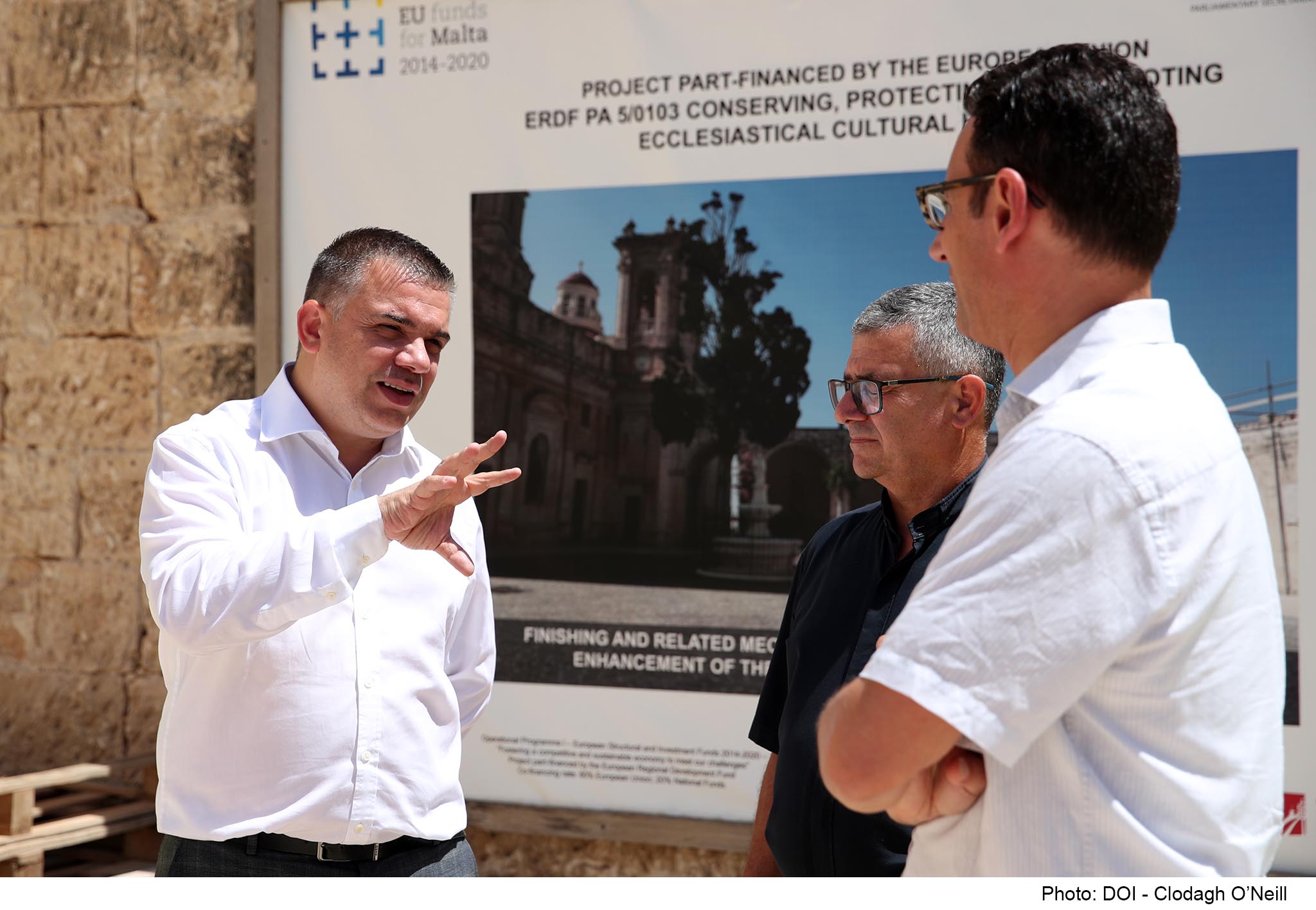 STQARRIJA MIS-SEGRETARJAT PARLAMENTARI GĦALL-FONDI EWROPEJ: Għaddej ġmielu x-xogħol fuq il-Mużew Ekkleżjastiku fil-Mellieħa