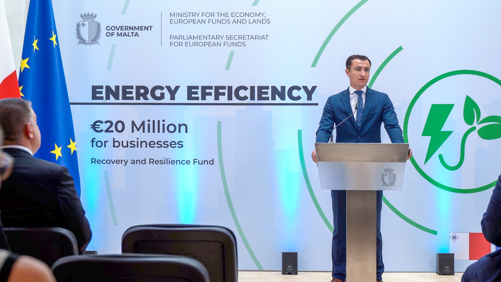 STQARRIJA MILL-MINISTERU GĦALL-EKONOMIJA, IL-FONDI EWROPEJ U L-ARTIJIET: €20 miljun mill-Pjan għall-Irkupru u r-Reżiljenza għal negozji favur enerġija effiċjenti