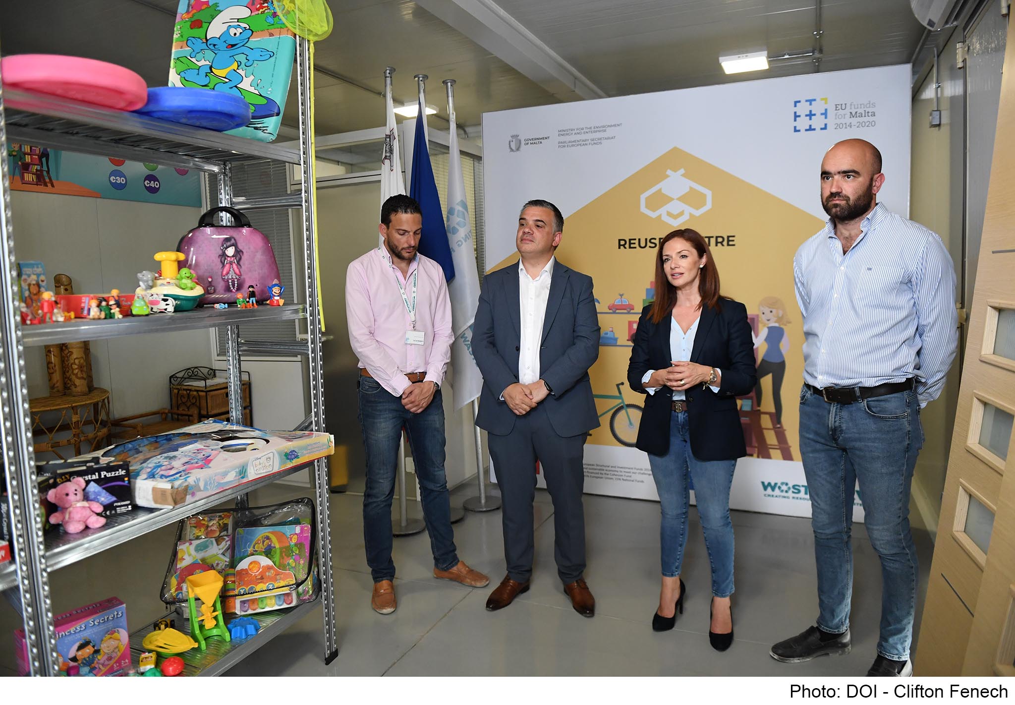 STQARRIJA MILL-MINISTERU GĦALL-AMBJENT, L-ENERĠIJA U L-INTRAPRIŻA U MIS-SEGRETARJAT PARLAMENTARI GĦALL-FONDI EWROPEJ: Jinfetaħ l-ewwel Reuse Centre ta’ WasteServ