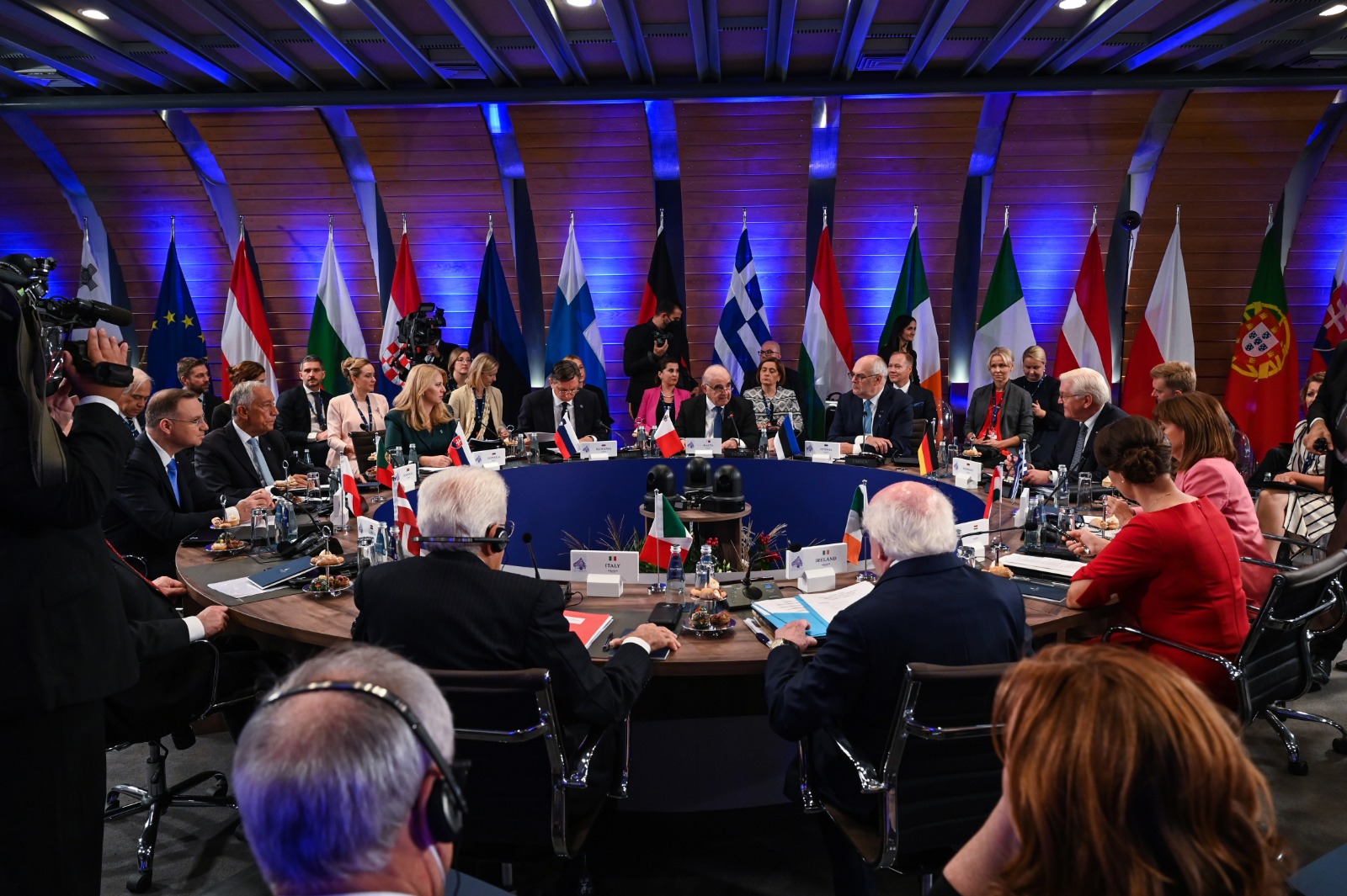 PRESS RELEASE BY THE OFFICE OF THE PRESIDENT Speech by President George Vella during the joint press statements at the end of the Arraiolos Malta 2022