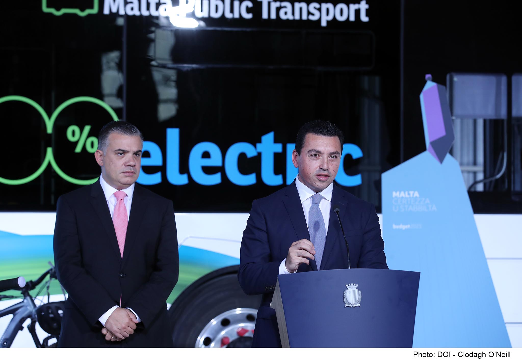 PRESS RELEASE BY THE MINISTRY FOR TRANSPORT, INFRASTRUCTURE AND CAPITAL PROJECTS AND THE PARLIAMENTARY SECRETARIAT FOR EUROPEAN FUNDS MALTA, ĊERTEZZA U STABBILTÀ: €50 million allocation for EVs over 3 years