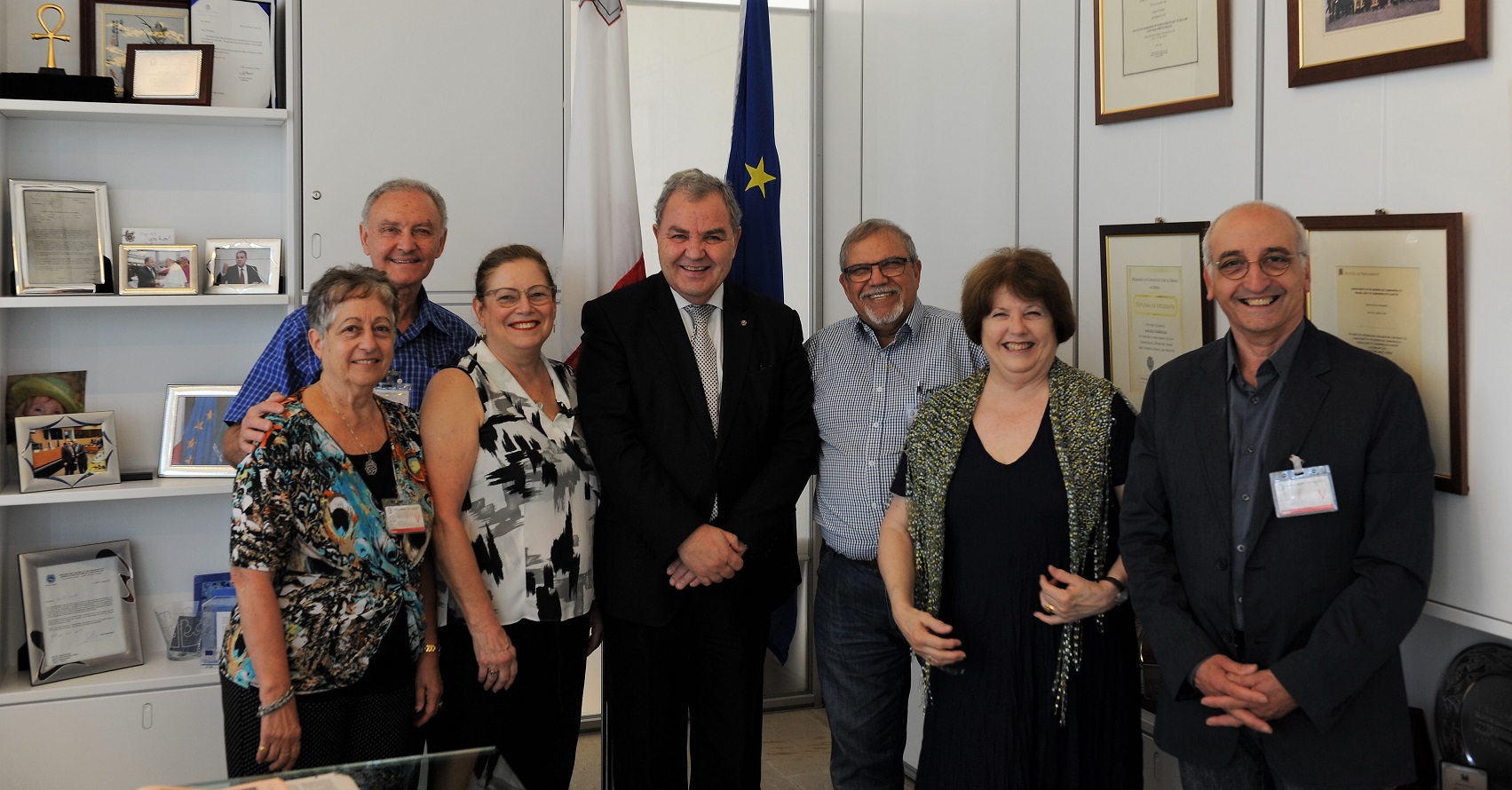 STQARRIJA MILL-UFFIĊĊJU TAL-ISPEAKER: L-Ispeaker tal-Kamra tad-Deputati Anġlu Farrugia jiltaqa’ mal-Kunsill tal-Maltin li Jgħixu Barra