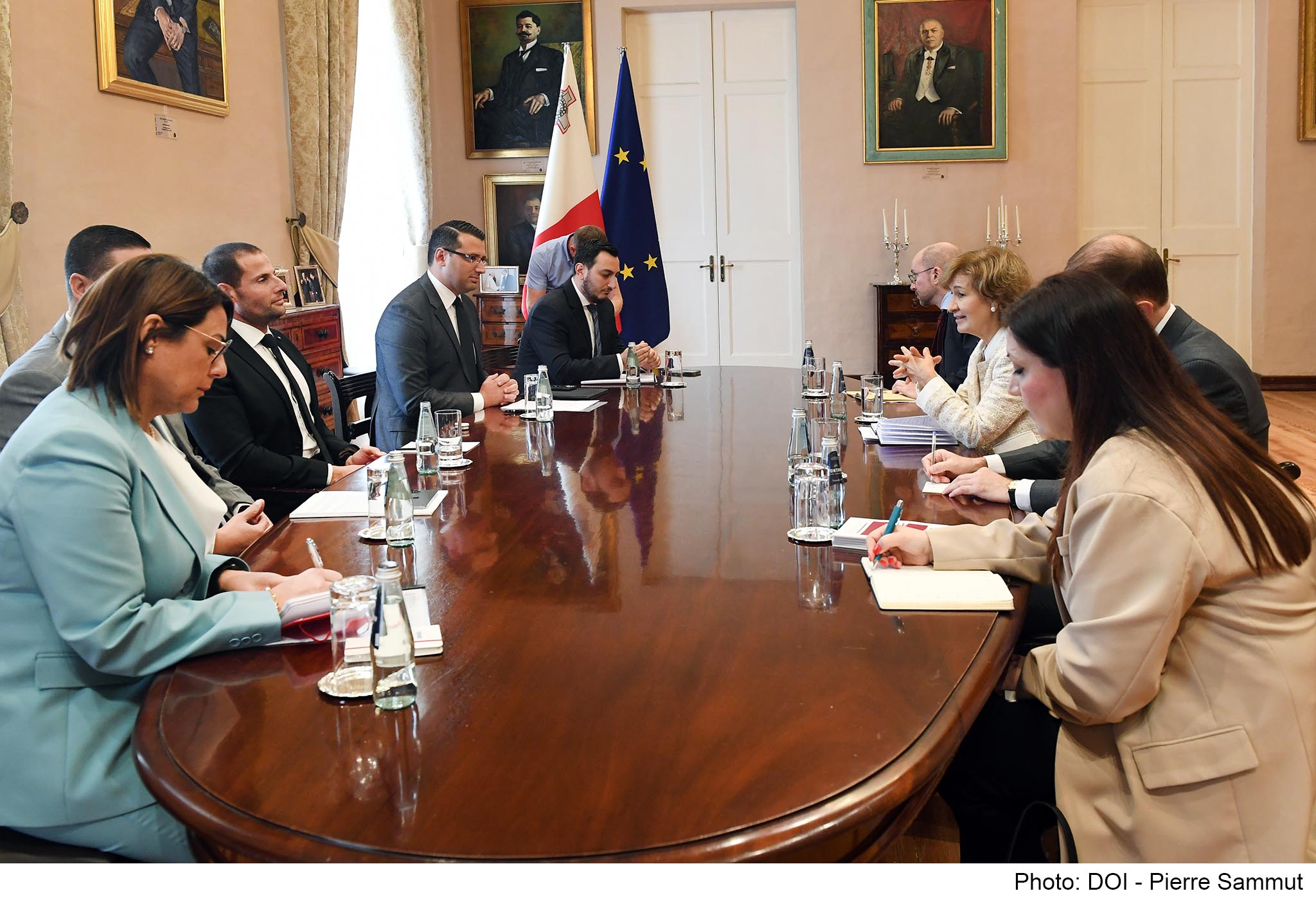 PRESS RELEASE BY THE OFFICE OF THE PRIME MINISTER Prime Minister Robert Abela meets the OSCE Representative on Freedom of the Media, Teresa Ribeiro
