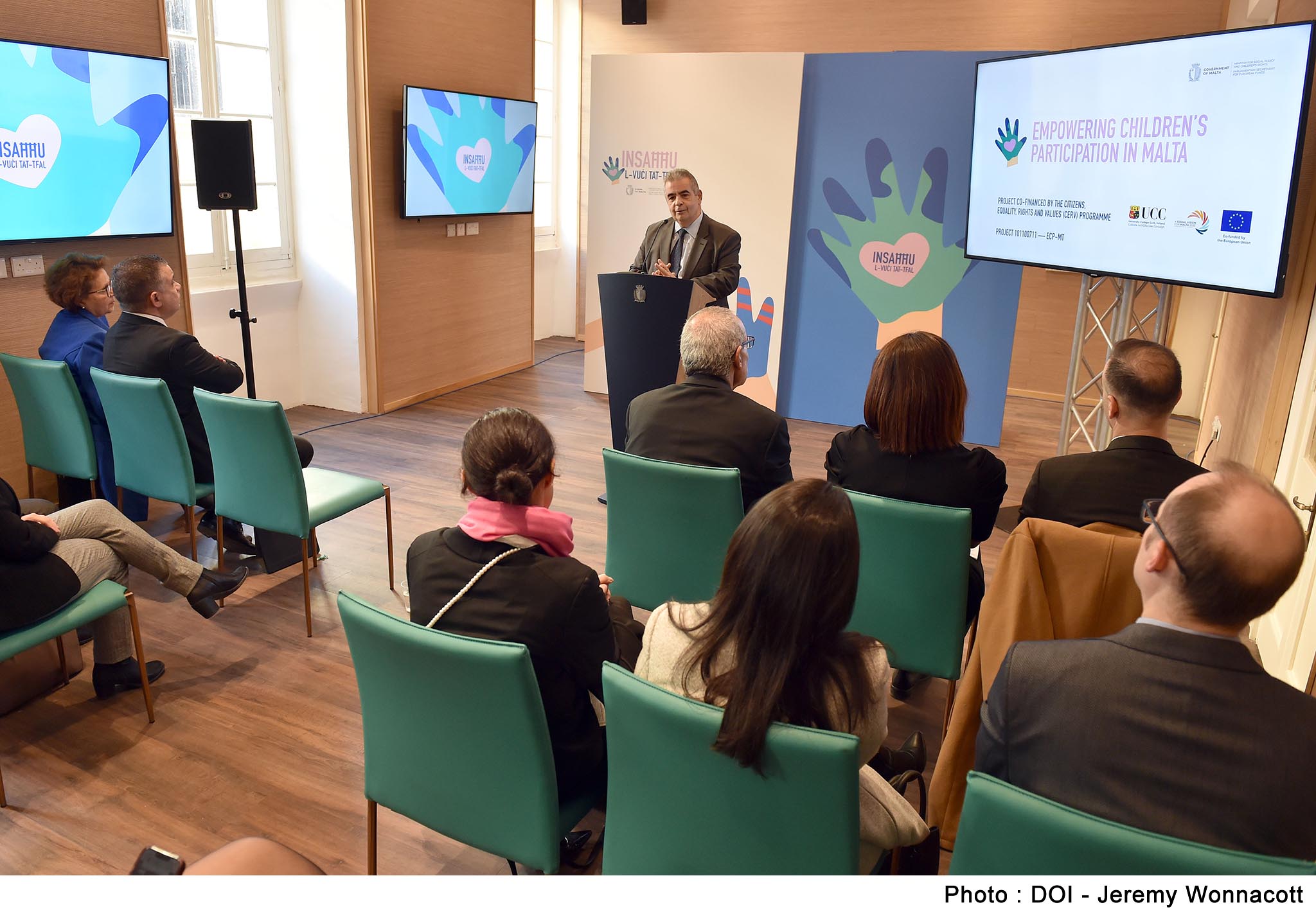 STQARRIJA MILL-MINISTERU GĦALL-POLITIKA SOĊJALI U D-DRITTIJIET TAT-TFAL U MIS-SEGRETARJAT PARLAMENTARI GĦALL-FONDI EWROPEJ Proġett li se jkompli jagħti aktar vuċi lit-tfal
