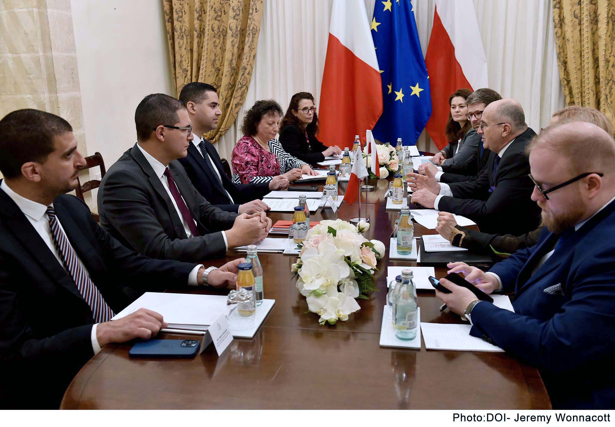 PRESS RELEASE BY THE MINISTRY FOR FOREIGN AND EUROPEAN AFFAIRS AND TRADE Embassy of Poland in Malta inaugurated