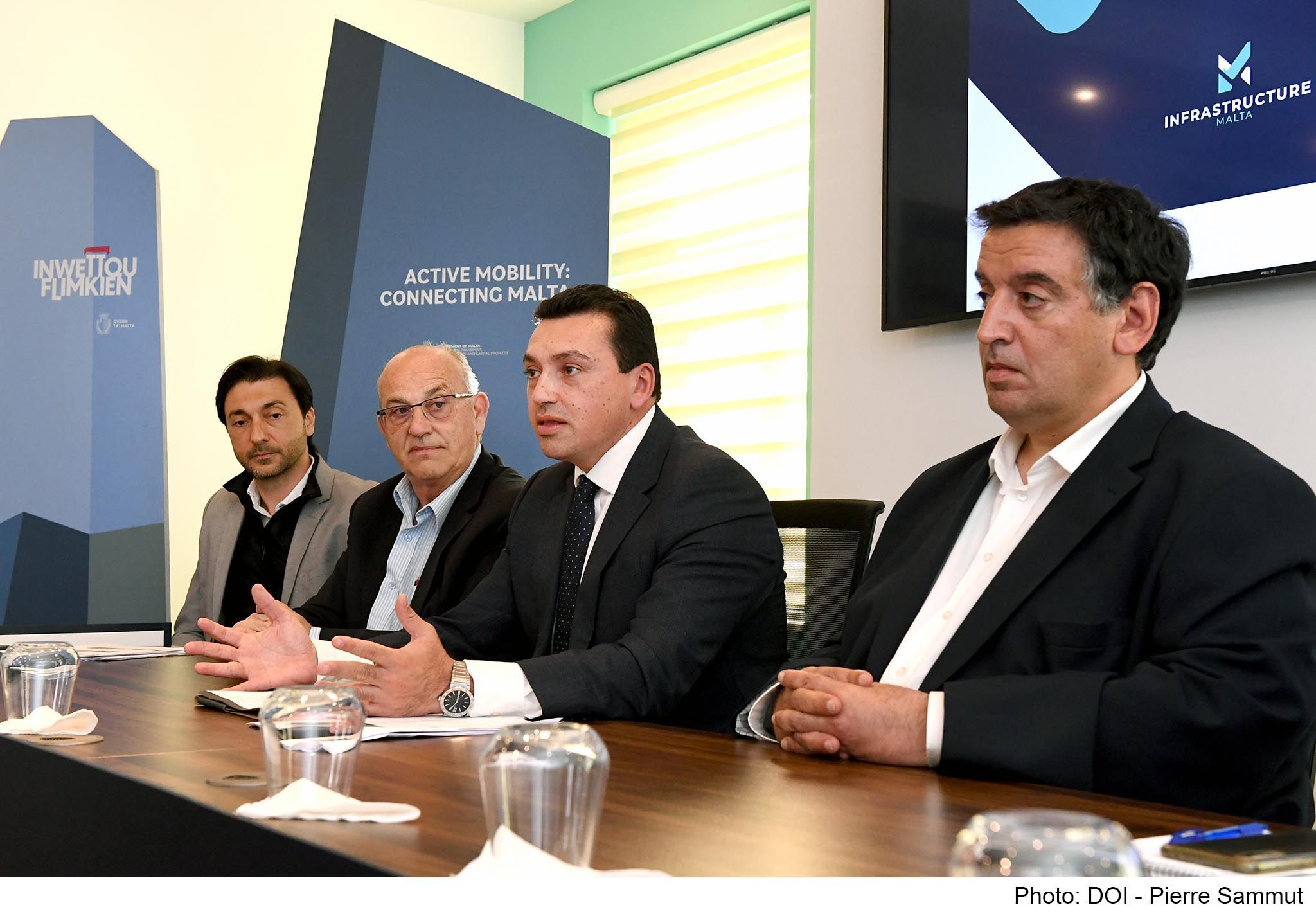 PRESS RELEASE BY THE MINISTRY FOR TRANSPORT, INFRASTRUCTURE AND CAPITAL PROJECTS Inwettqu Flimkien: Nationwide active mobility plan announced