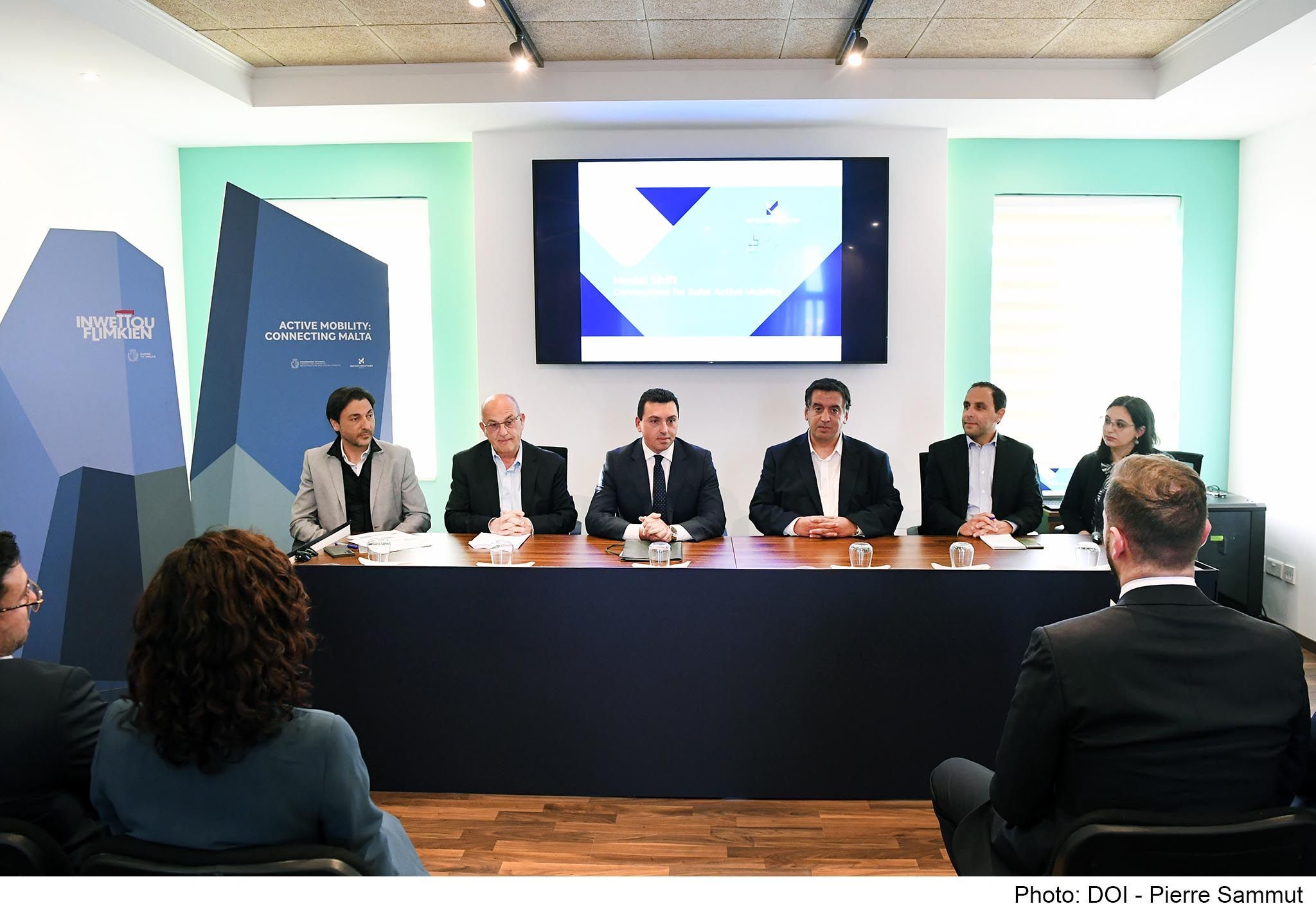 PRESS RELEASE BY THE MINISTRY FOR TRANSPORT, INFRASTRUCTURE AND CAPITAL PROJECTS Inwettqu Flimkien: Nationwide active mobility plan announced