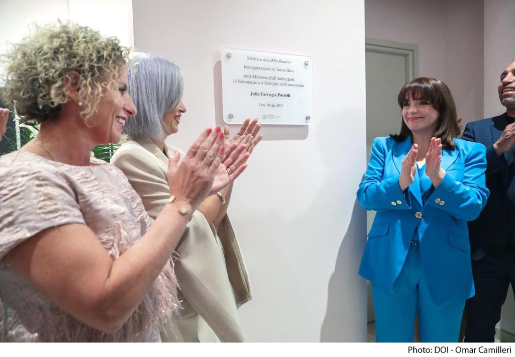 STQARRIJA MILL-MINISTERU GĦALL-INKLUŻJONI, IL-VOLONTARJAT U D-DRITTIJIET TAL-KONSUMATUR Inawgurata Dar Santa Rosa – investiment privat ta’ €3 miljun fis-settur tad-diżabilità