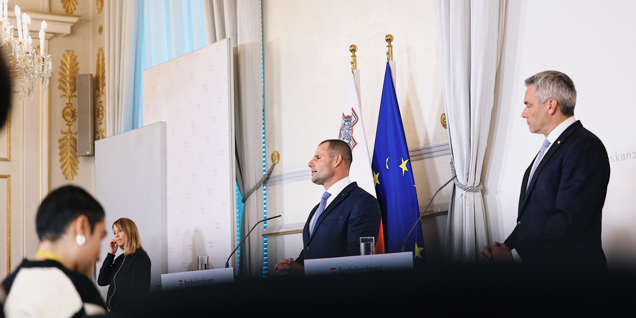 STQARRIJA MILL-UFFIĊĊJU TAL-PRIM MINISTRU Il-Prim Ministru Abela f’laqgħa mal-Kanċillier Awstrijak Nehammer fi Vjenna