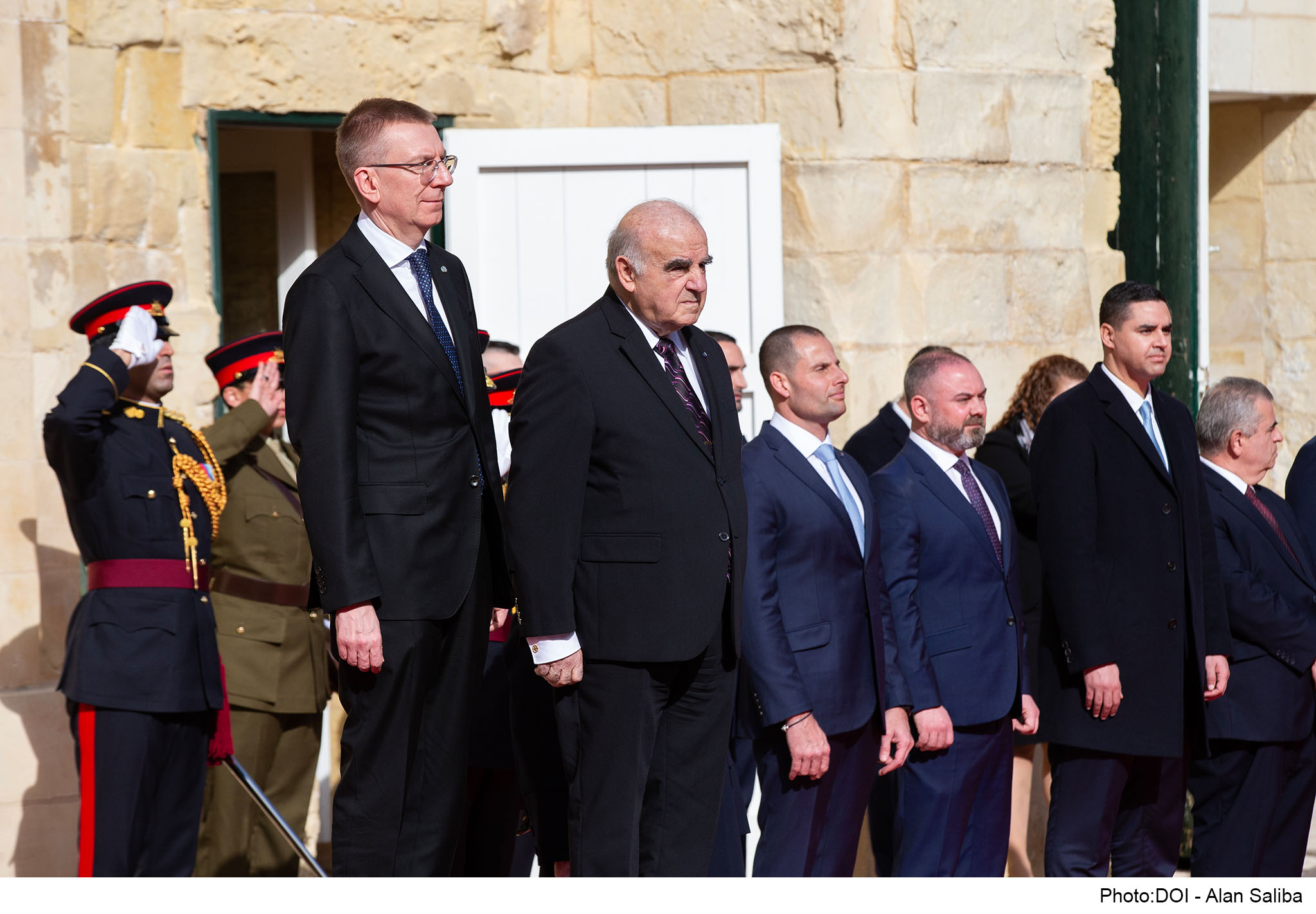 PRESS RELEASE BY THE OFFICE OF THE PRESIDENT President Vella and President Rinkēvičs confirm the excellent relations between Malta and Latvia