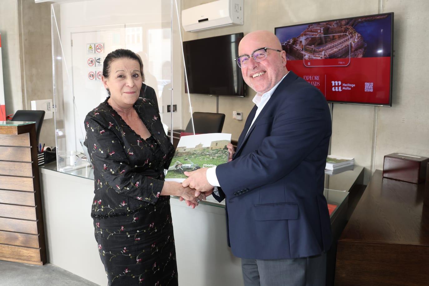 PRESS RELEASE BY THE OFFICE OF THE PRESIDENT A visit to Gozo by the President of Malta, Myriam Spiteri Debono