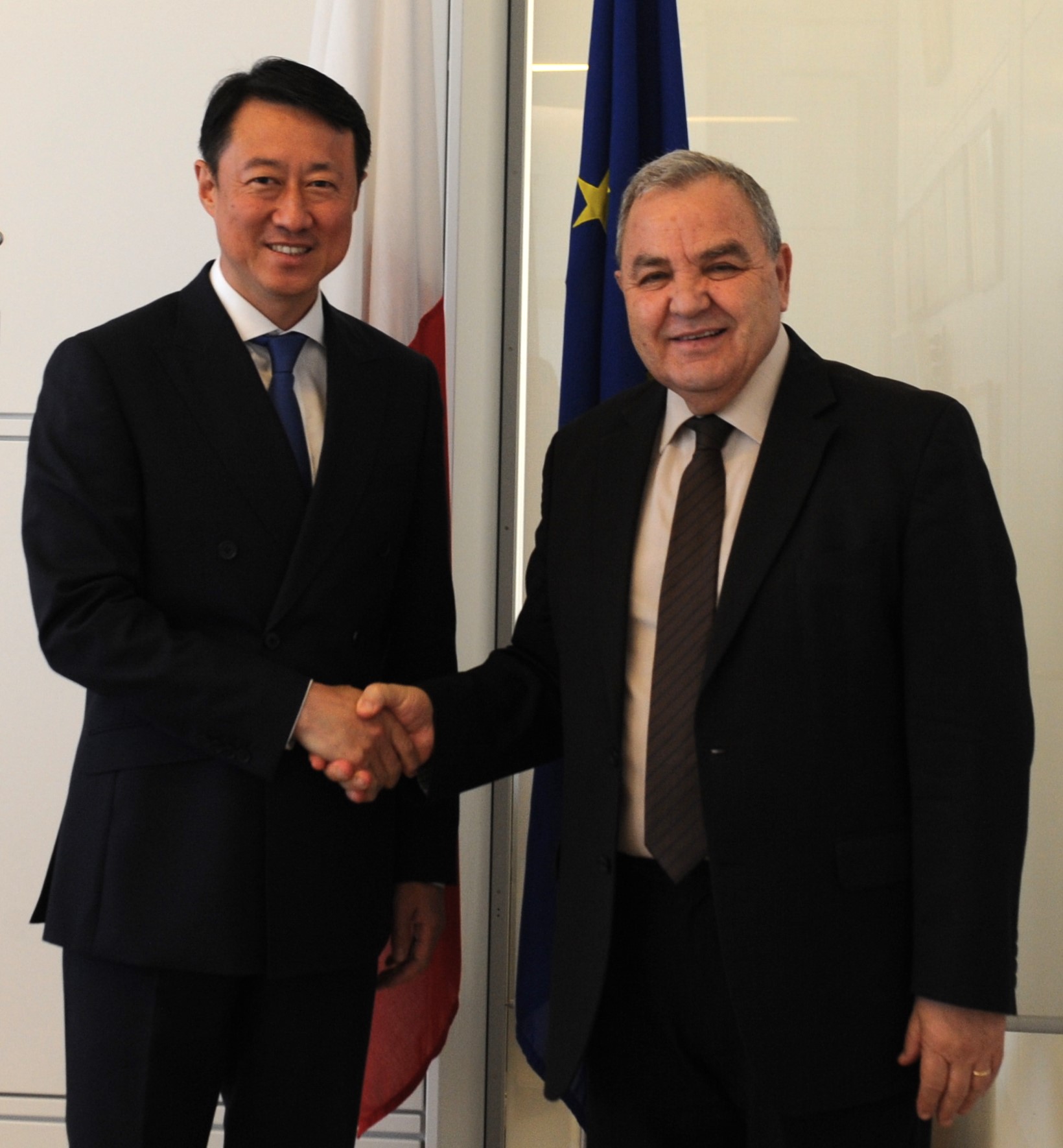 PRESS RELEASE BY THE OFFICE OF THE SPEAKER The Speaker of the House of Representatives bids farewell to Chinese Ambassador in Malta