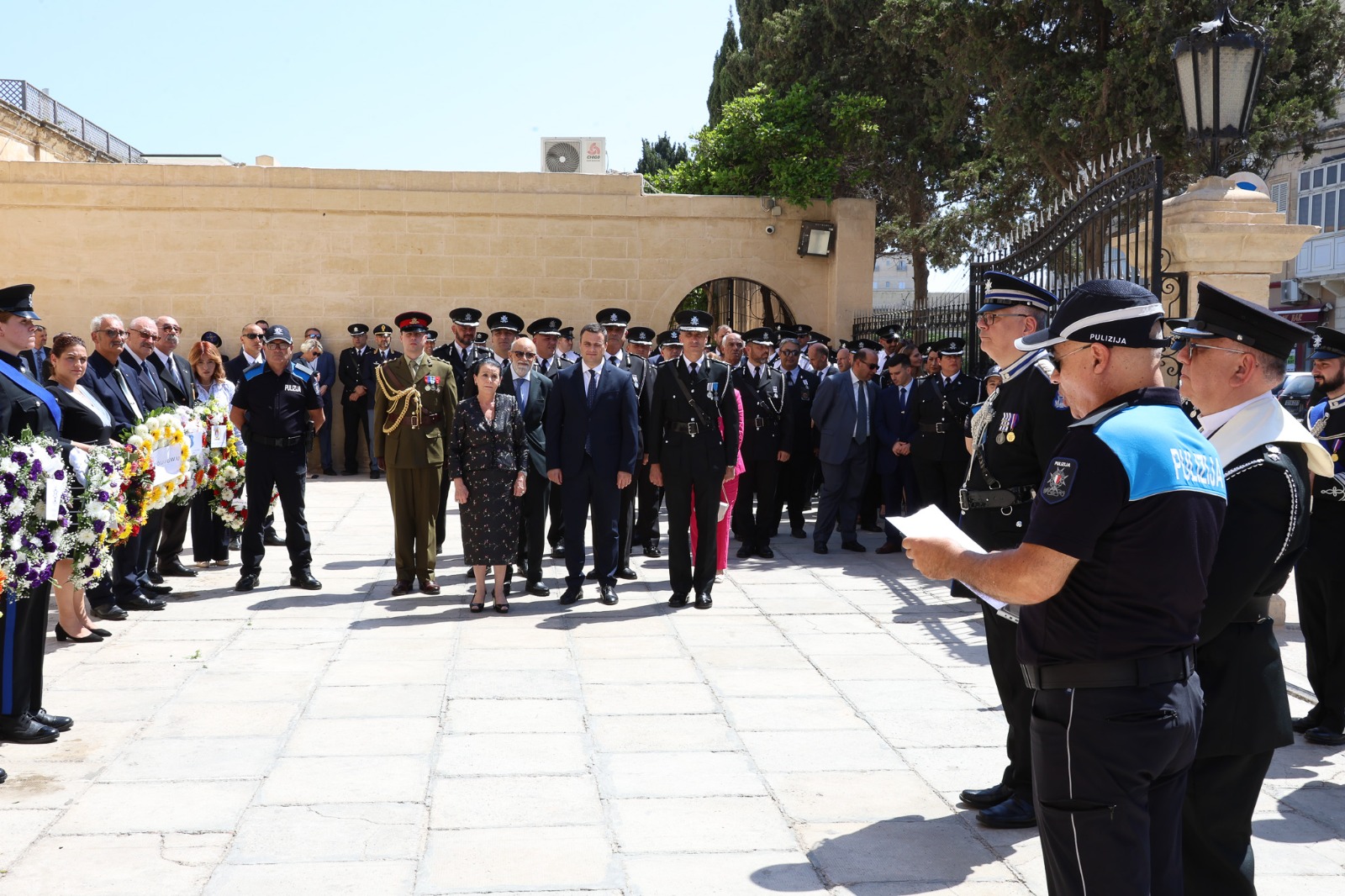 PRESS RELEASE BY THE OFFICE OF THE PRESIDENT Speech by President of Malta Myriam Spiteri Debono at the Celebration of the 210th Anniversary of the establishment of the Malta Police Force