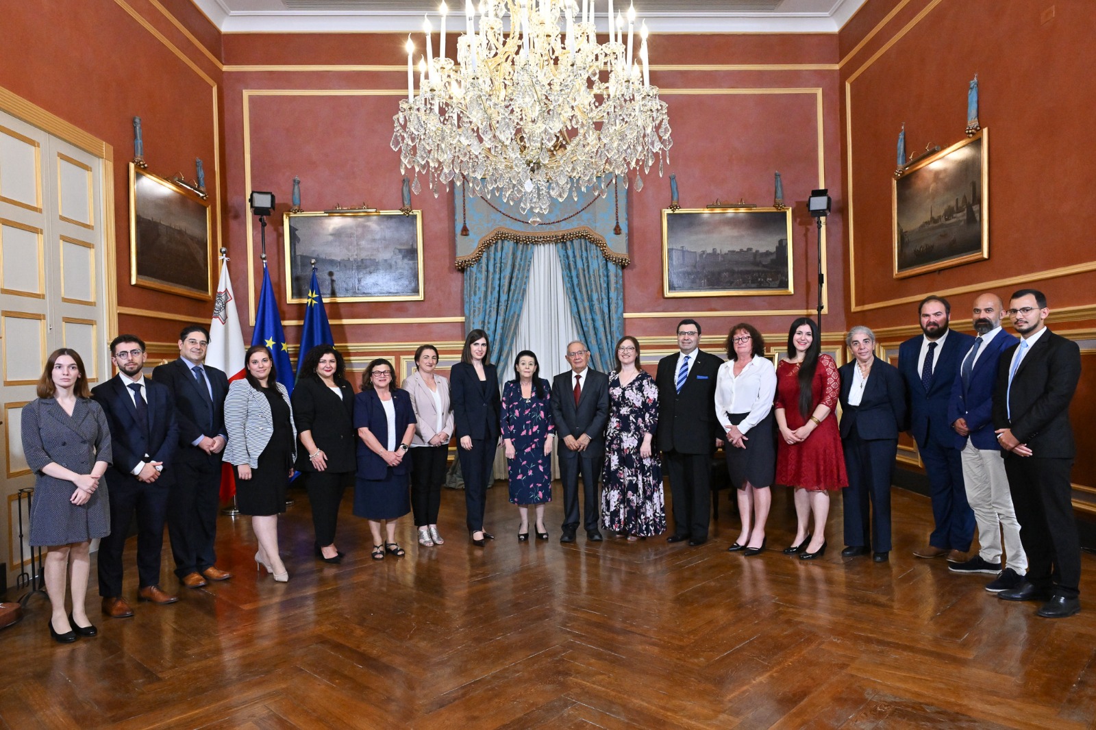 PRESS RELEASE BY THE OFFICE OF THE PRESIDENT OF MALTA Courtesy call with the Council for Maltese Living Abroad