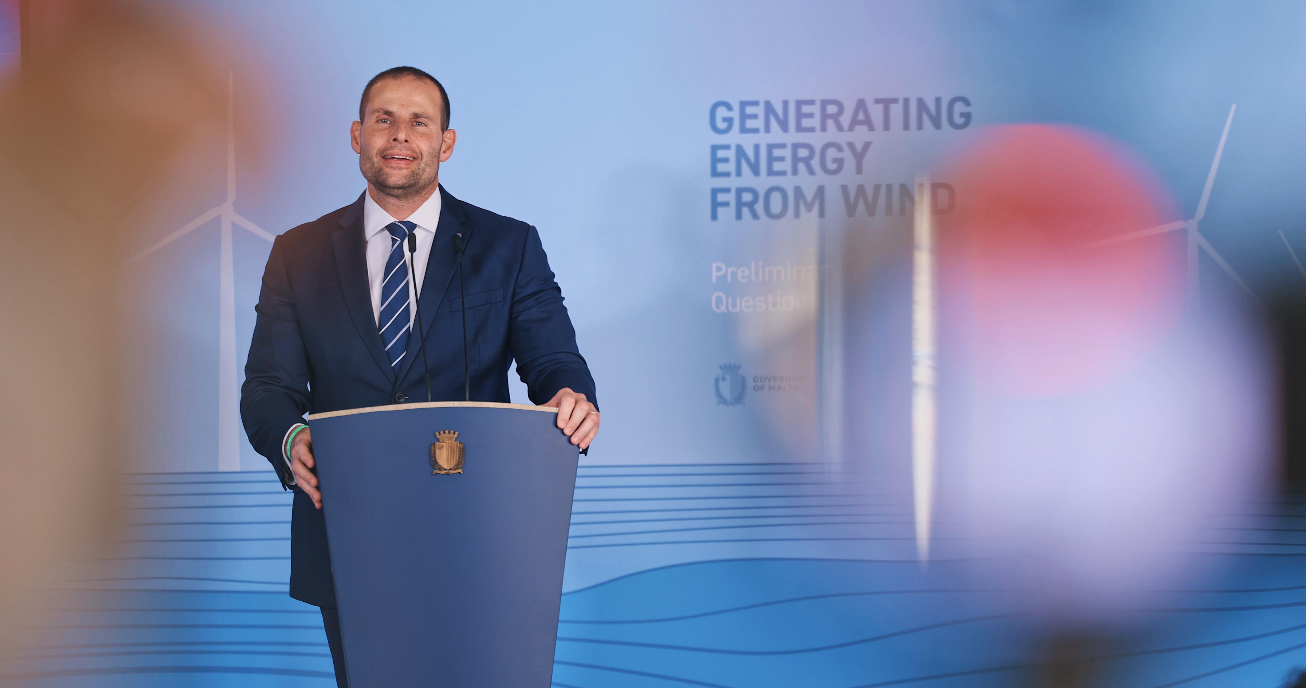 STQARRIJA MILL-UFFIĊĊJU TAL-PRIM MINISTRU Imħabbra s-sejħa għall-offerti biex Malta jkollha l-ewwel proġett fuq il-baħar li jiġġenera l-enerġija mir-riħ
