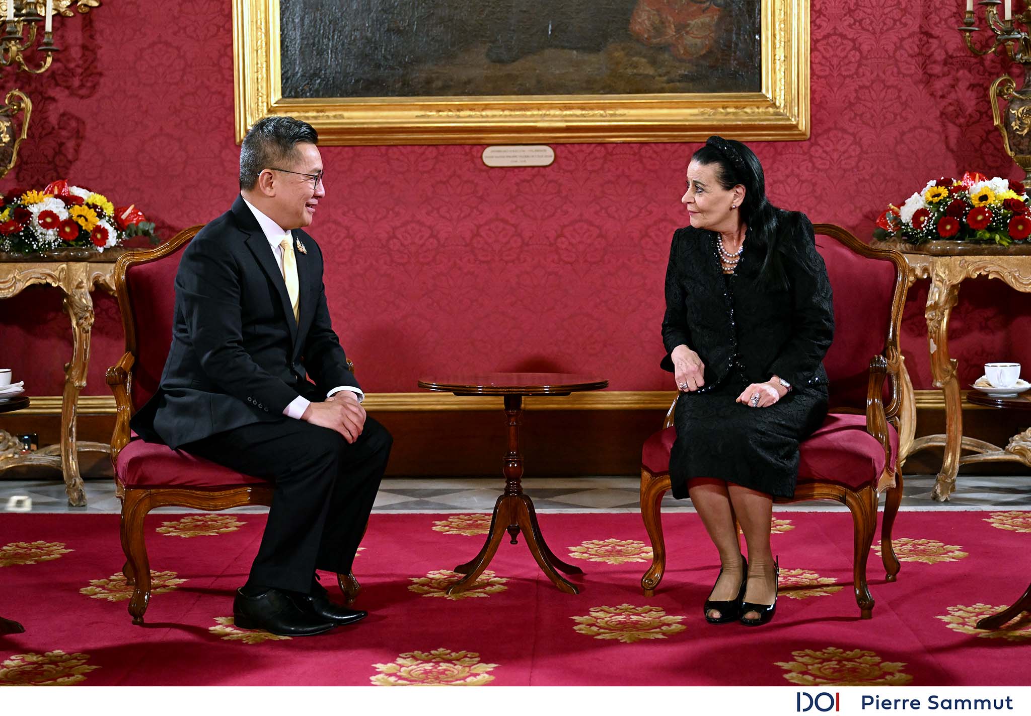 PRESS RELEASE FROM THE OFFICE OF THE PRESIDENT Three new non-resident Ambassadors present their credentials to the President of Malta.