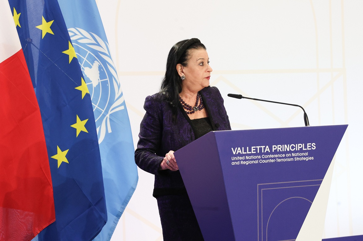 STQARRIJA MILL-UFFIĊĊJU TAD-DEPUTAT PRIM MINISTRU U MINISTRU GĦALL-AFFARIJIET BARRANIN U T-TURIŻMU Prinċipji ġodda tan-NU kontra t-terroriżmu, il-Prinċipji Valletta, imnedija waqt konferenza f’Malta