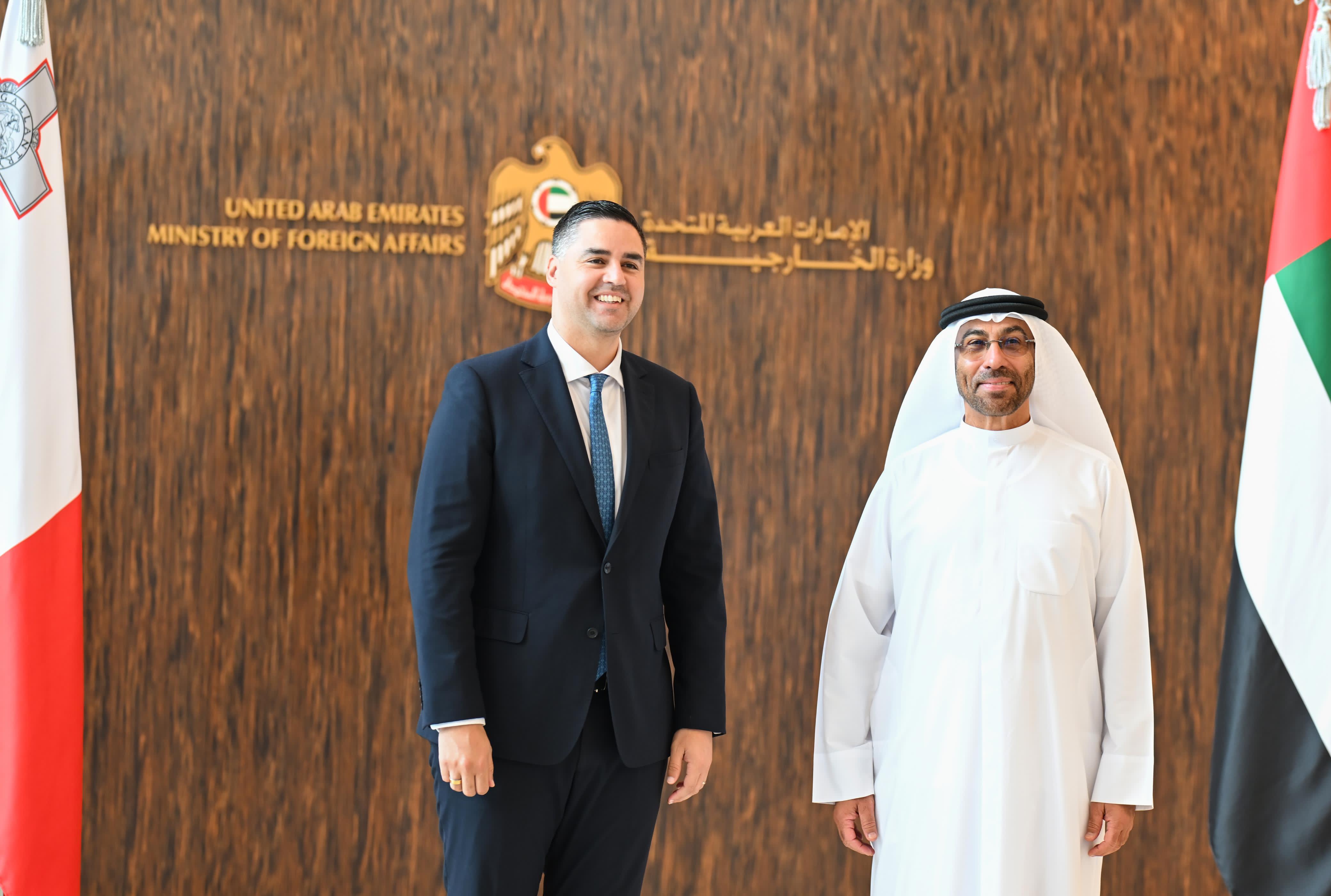 PRESS RELEASE BY THE OFFICE OF THE DEPUTY PRIME MINISTER AND MINISTRY FOR FOREIGN AFFAIRS AND TOURISM Deputy Prime Minister Ian Borg co-chairs the inaugural session of the Malta-UAE Joint Commission