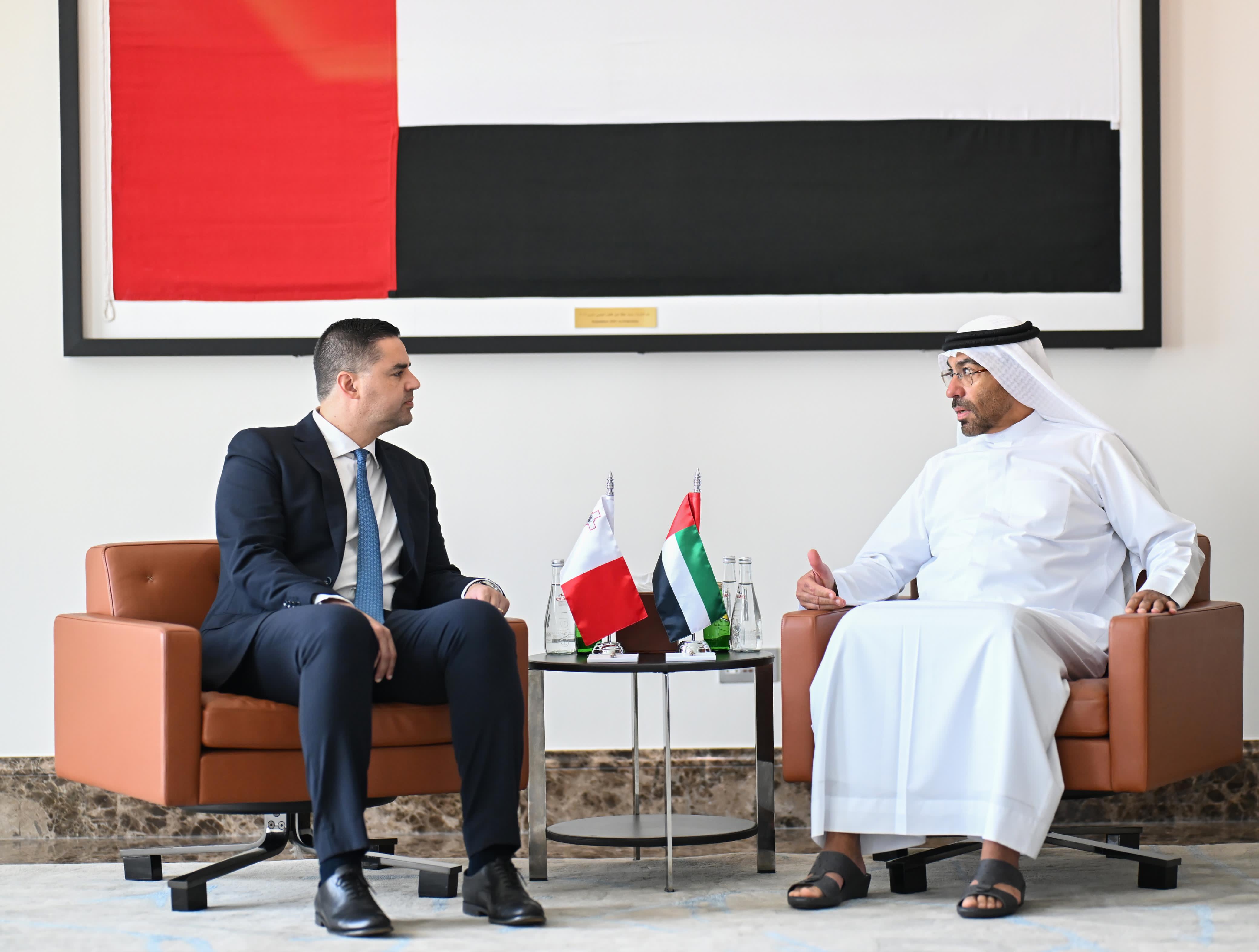 PRESS RELEASE BY THE OFFICE OF THE DEPUTY PRIME MINISTER AND MINISTRY FOR FOREIGN AFFAIRS AND TOURISM Deputy Prime Minister Ian Borg co-chairs the inaugural session of the Malta-UAE Joint Commission