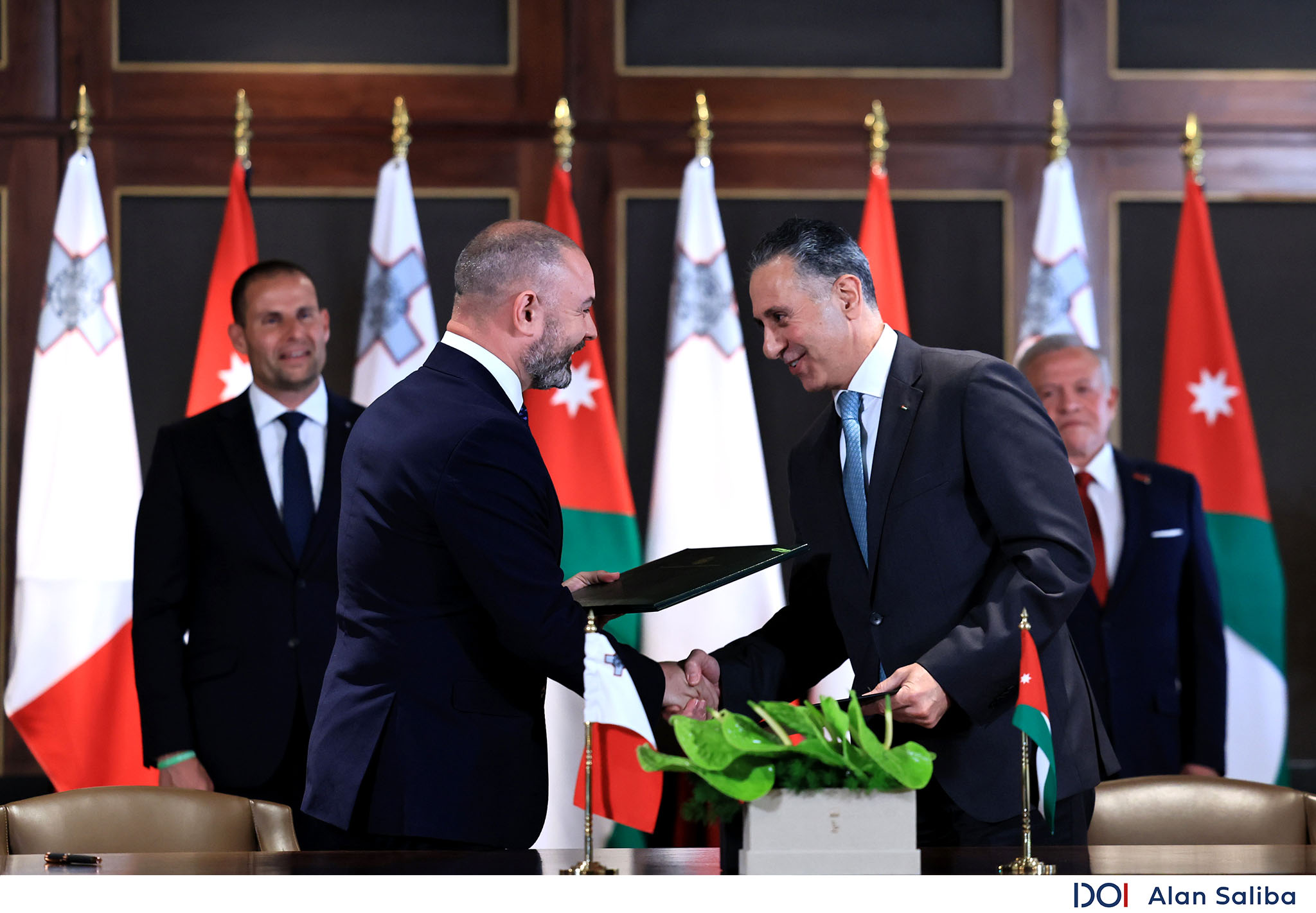 PRESS RELEASE BY THE OFFICE OF THE PRIME MINISTER New agreements signed between Malta and Jordan to strengthen cooperation across various sectors