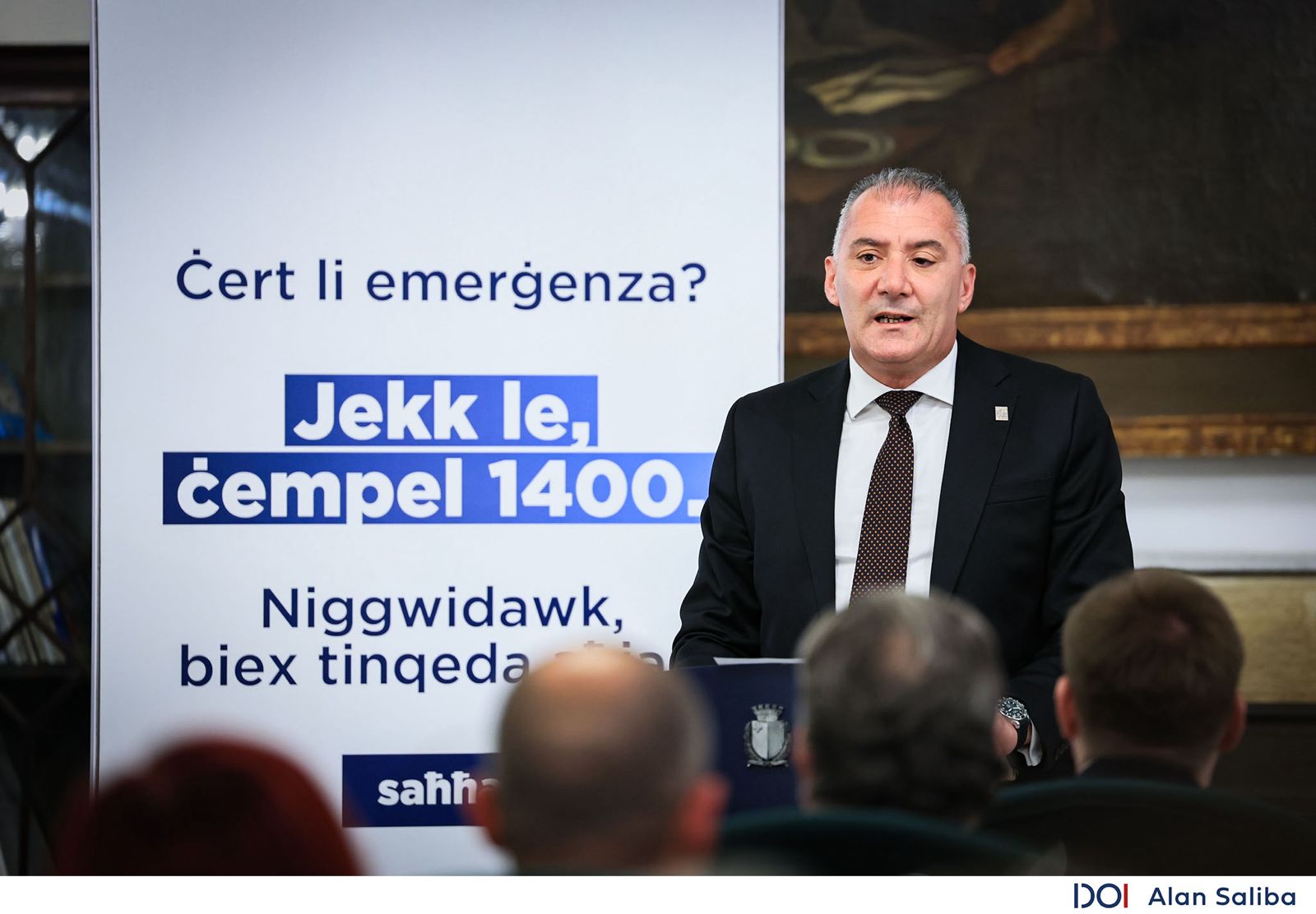 STQARRIJA MILL-MINISTERU GĦAS-SAĦĦA U L-ANZJANITÀ ATTIVA Imnedija l-linja nazzjonali 1400 għal assistenza medika